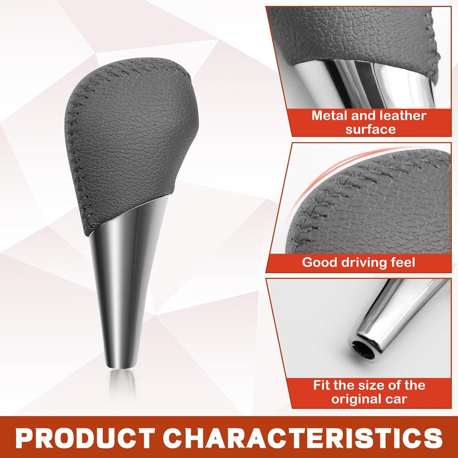 Perilla de Cambio Nuoozy para Toyota y Lexus - Cuero Gris