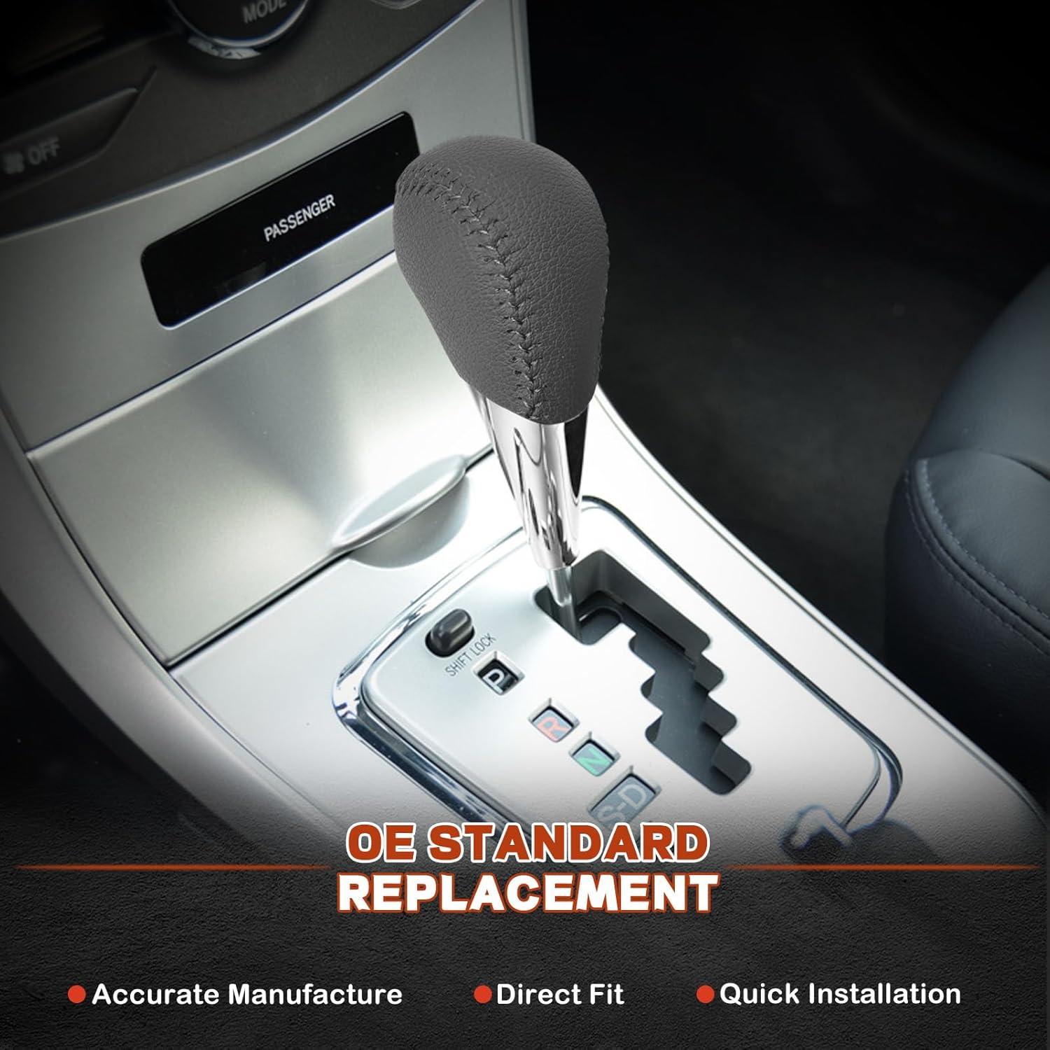 Perilla de Cambio Nuoozy para Toyota y Lexus - Cuero Gris