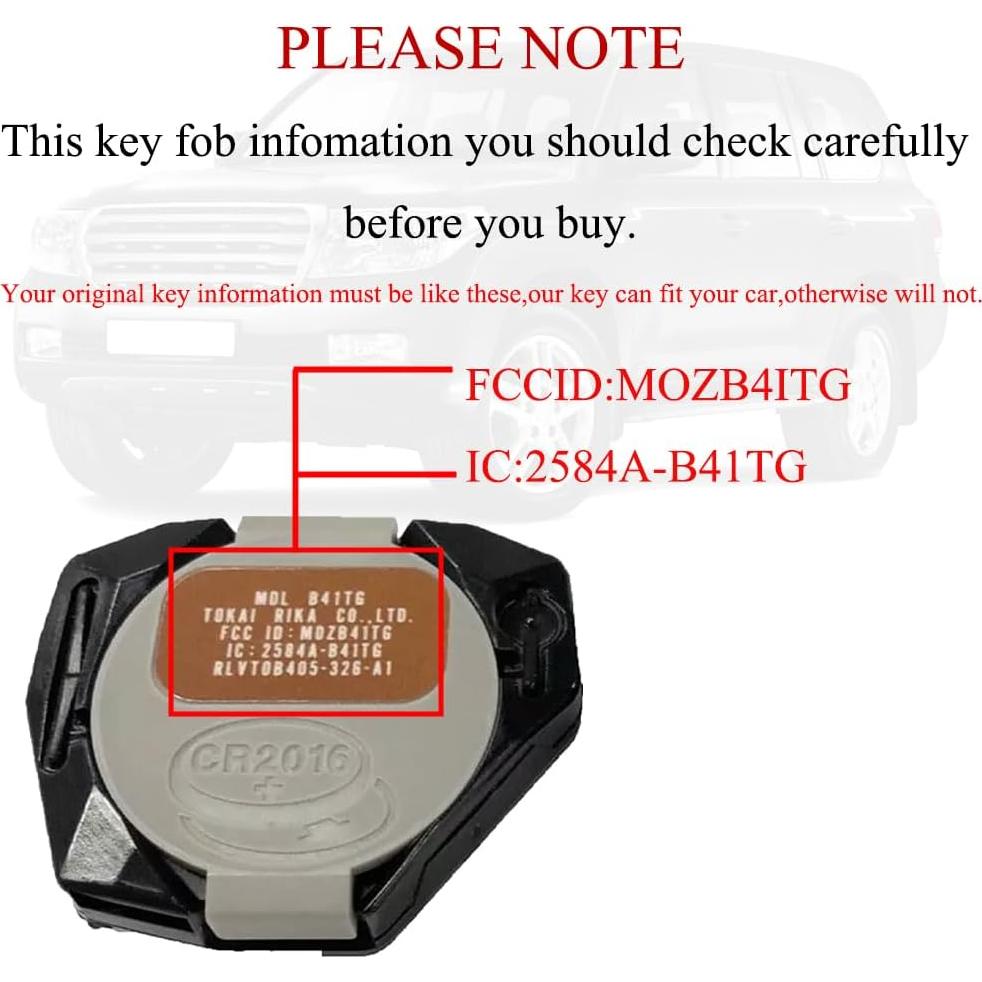 Control Remoto de Llave MechanMagic para Toyota Yaris 2007-2013