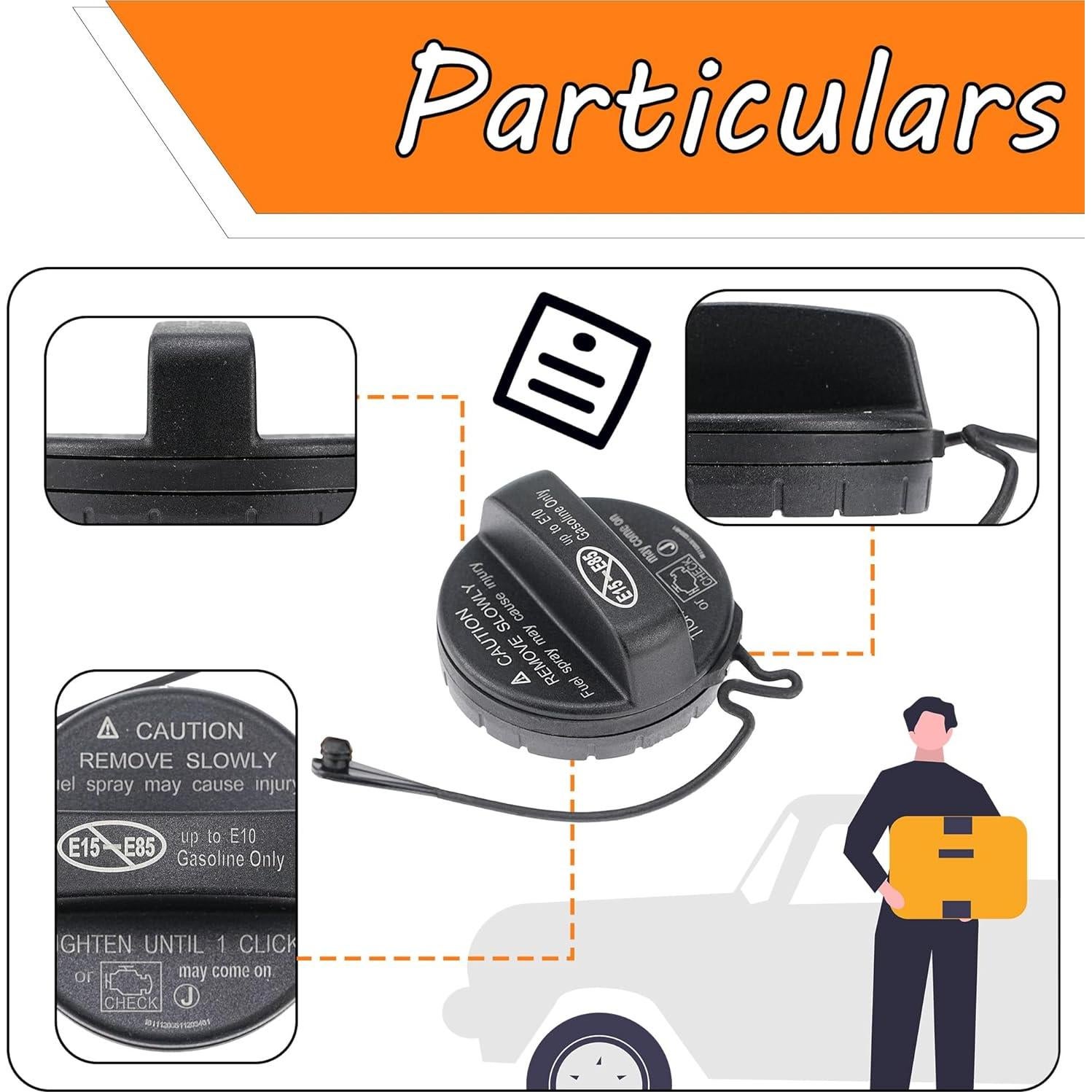 Tapa de Gas LEVANLIGHT para Toyota, Scion y Lexus - 77300-06040