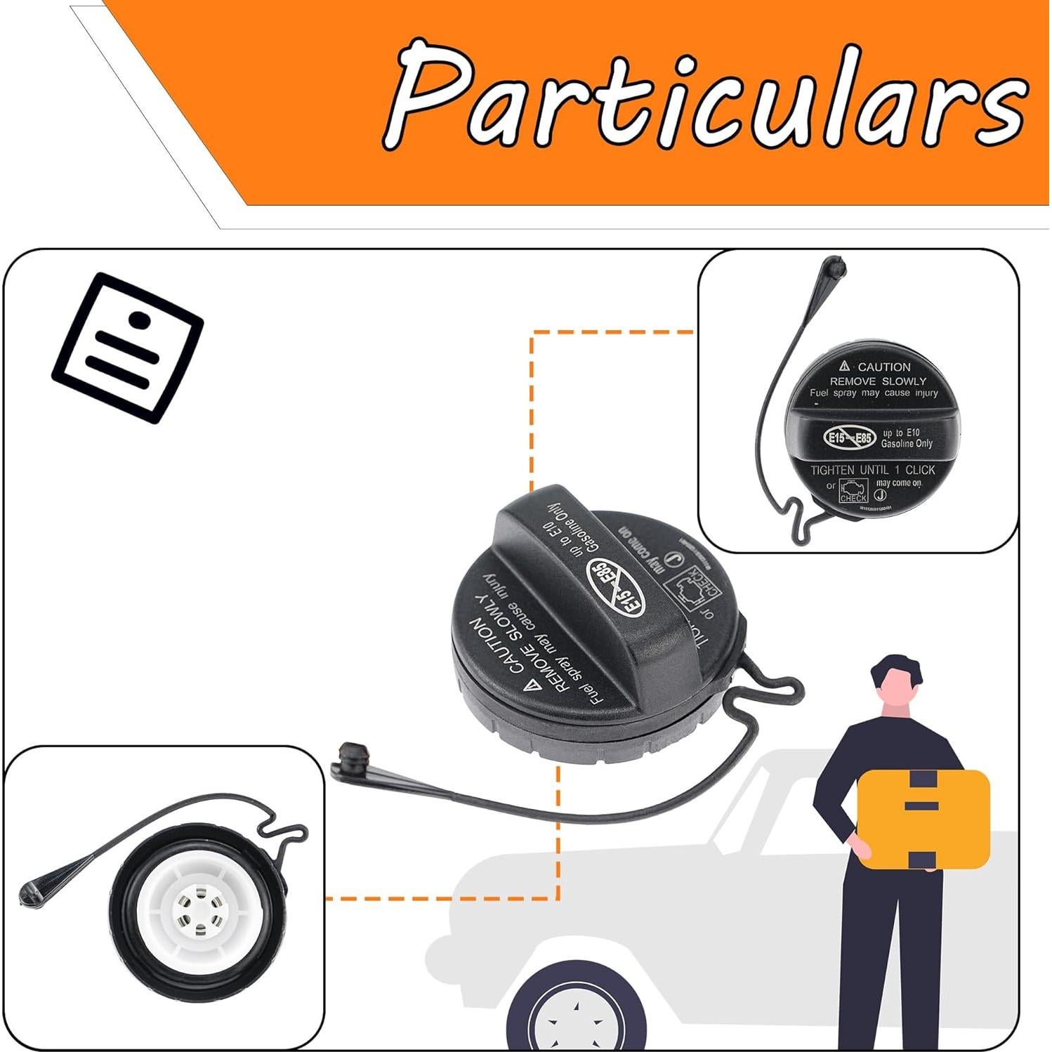 Tapa de Gas LEVANLIGHT para Toyota, Scion y Lexus - 77300-06040