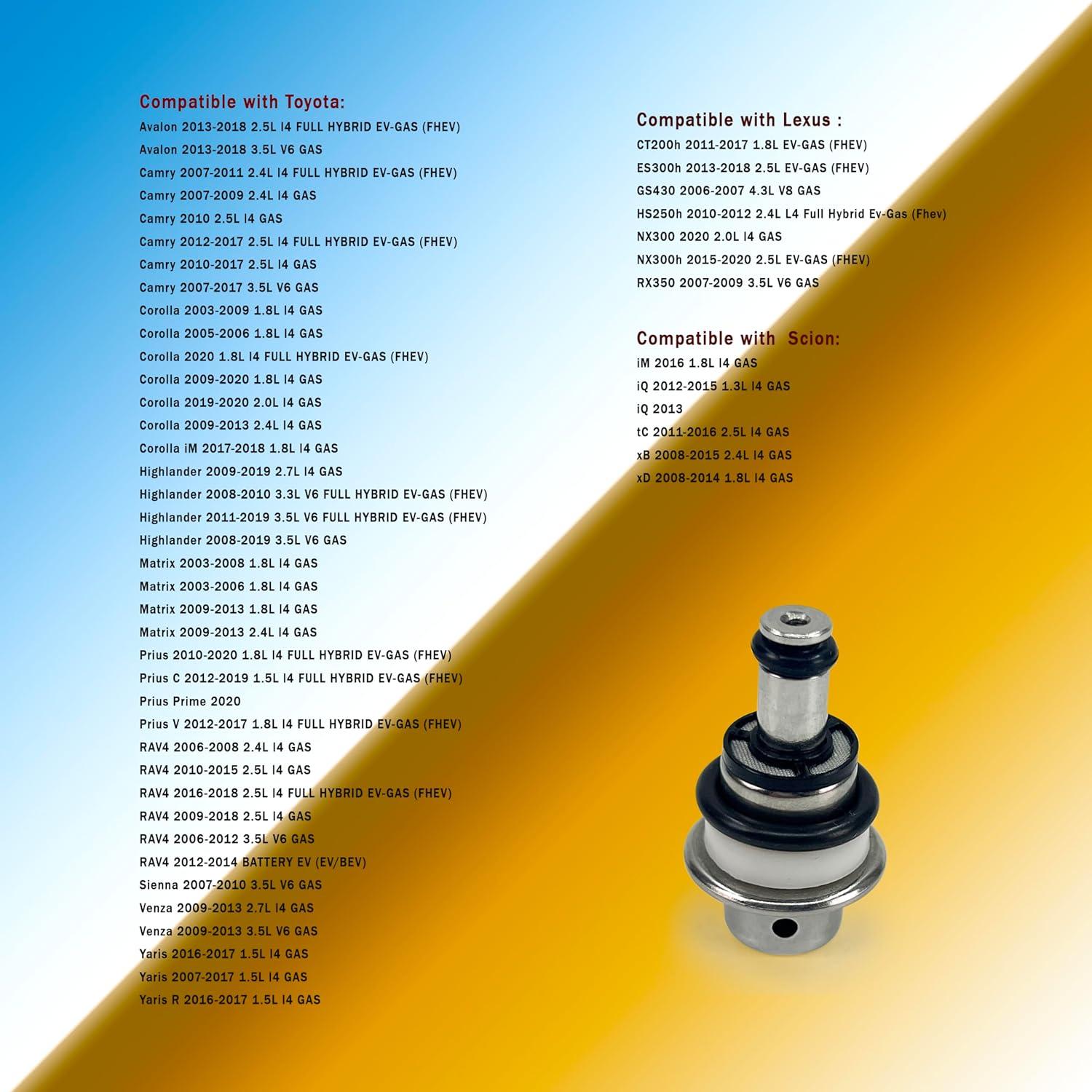 Regulador de Presión de Combustible ZIMGLOBAL 23280-21010