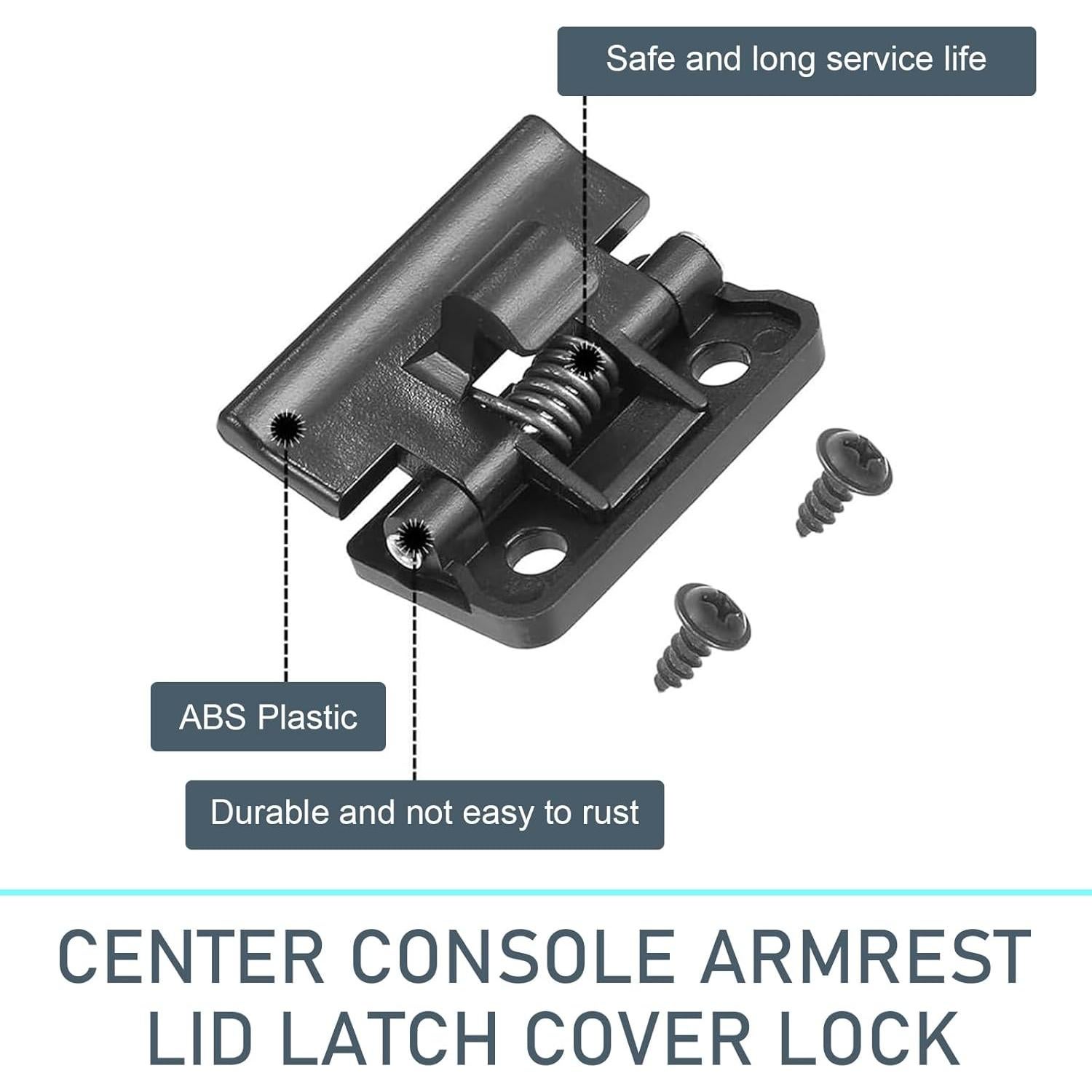 Latch de Tapa de Consola Central Eratus 5890812080 Negro