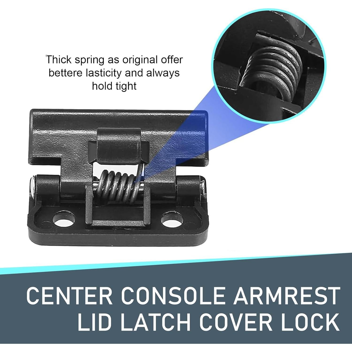 Latch de Tapa de Consola Central Eratus 5890812080 Negro