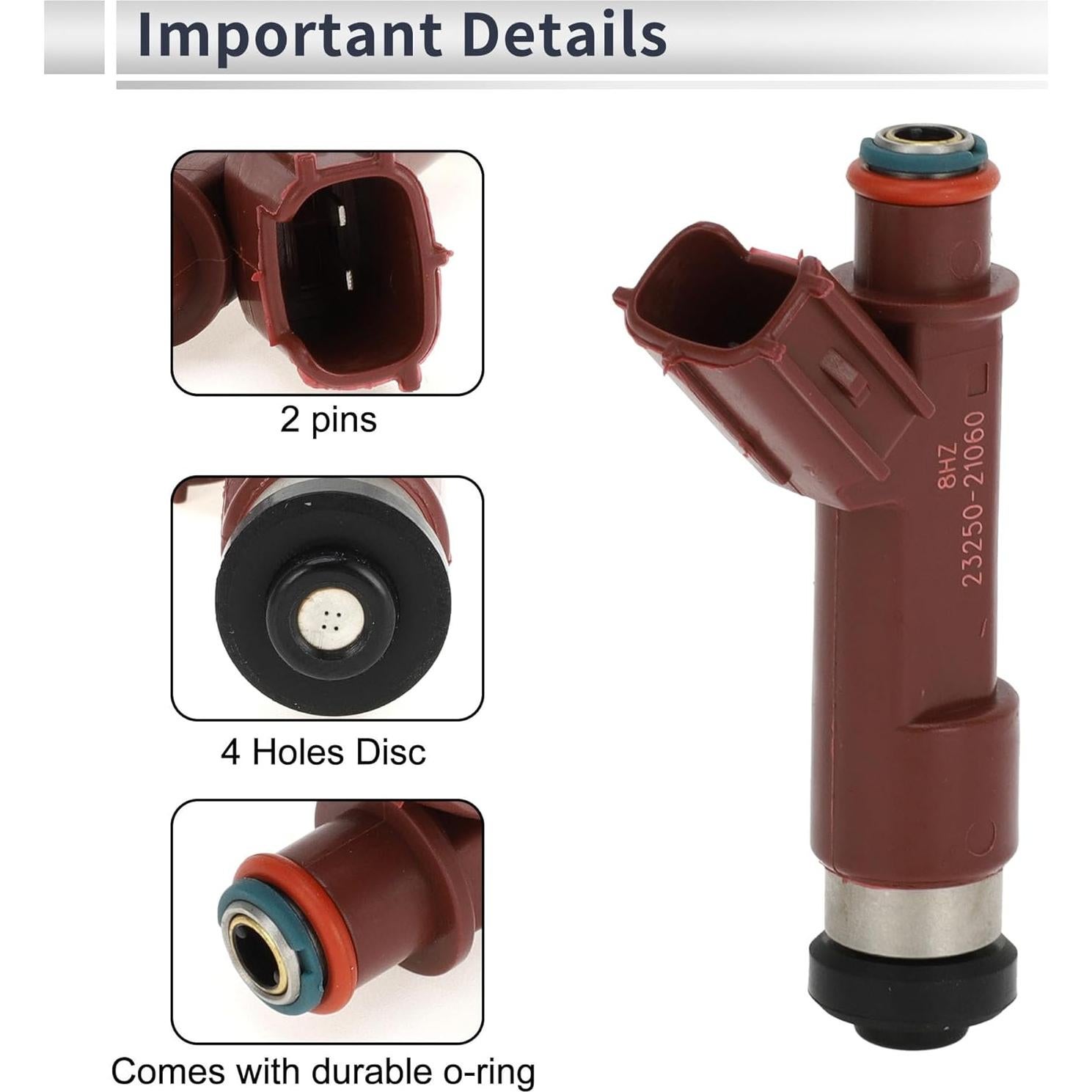 Inyector de Combustible RATCHROLL para Toyota Yaris 1.5L 2005-2013