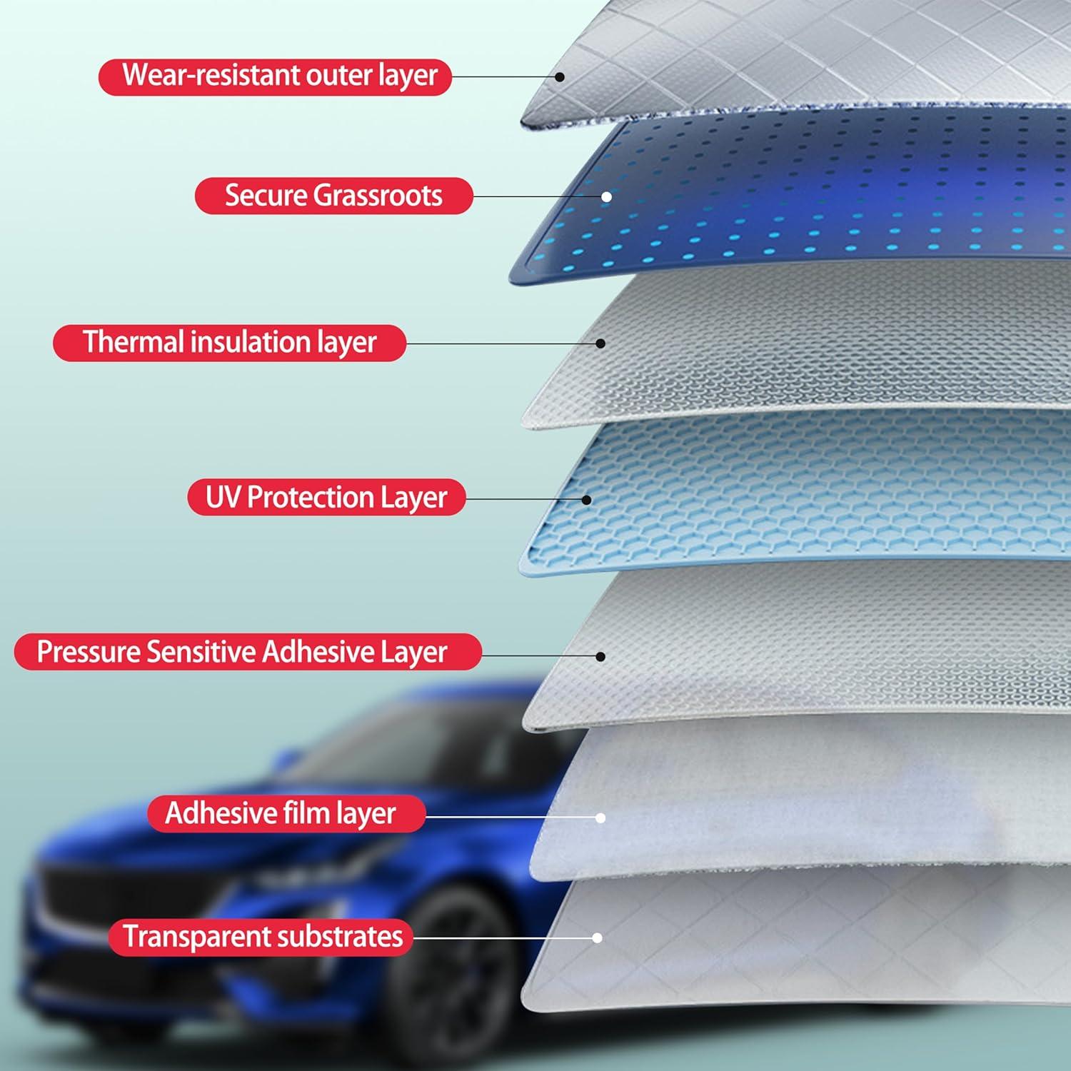 Película de Tintado Pre-cortada AUTOTEK para Toyota Yaris 2007-2011