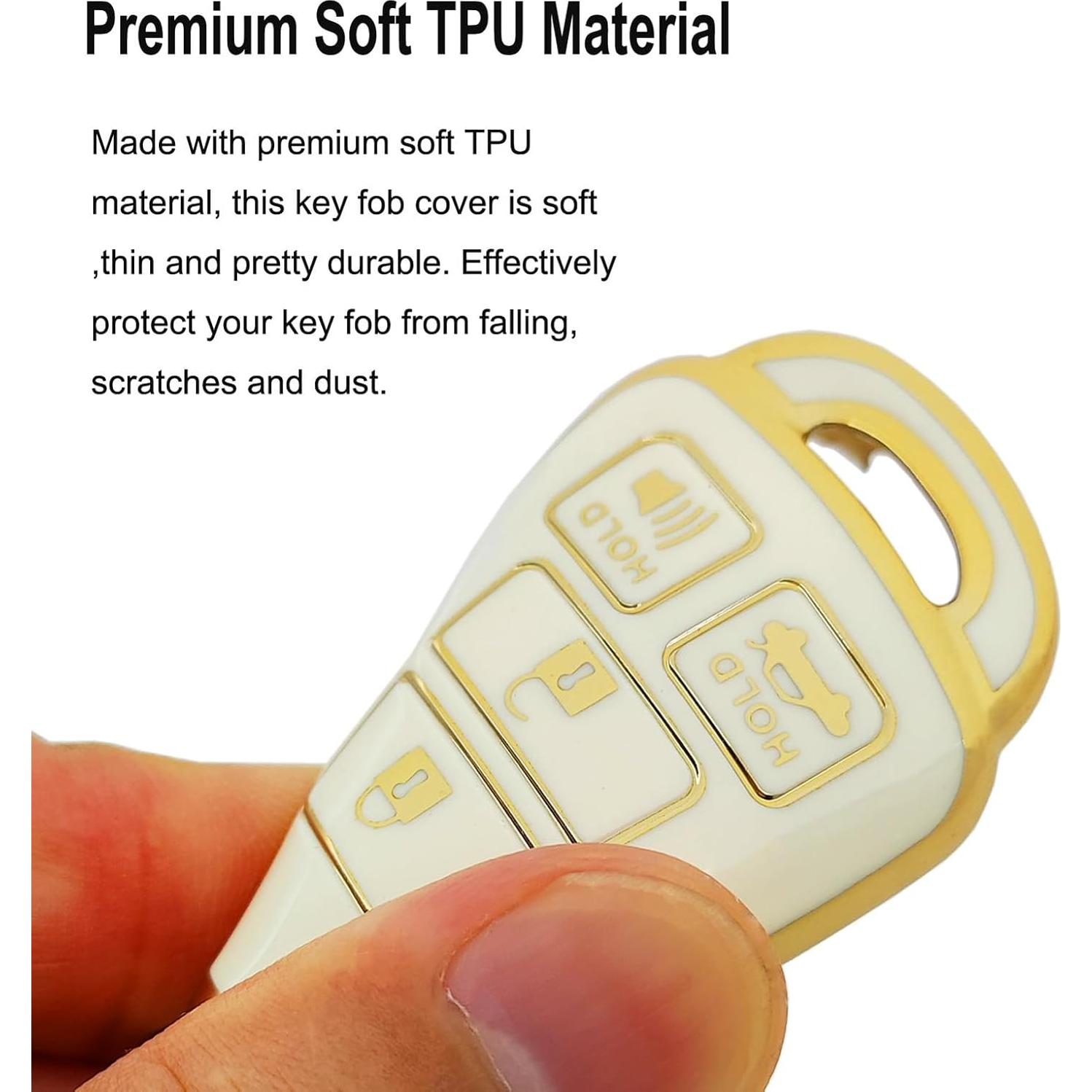 Funda de llavero TPU Arruweer para Toyota Camry Corolla RAV4