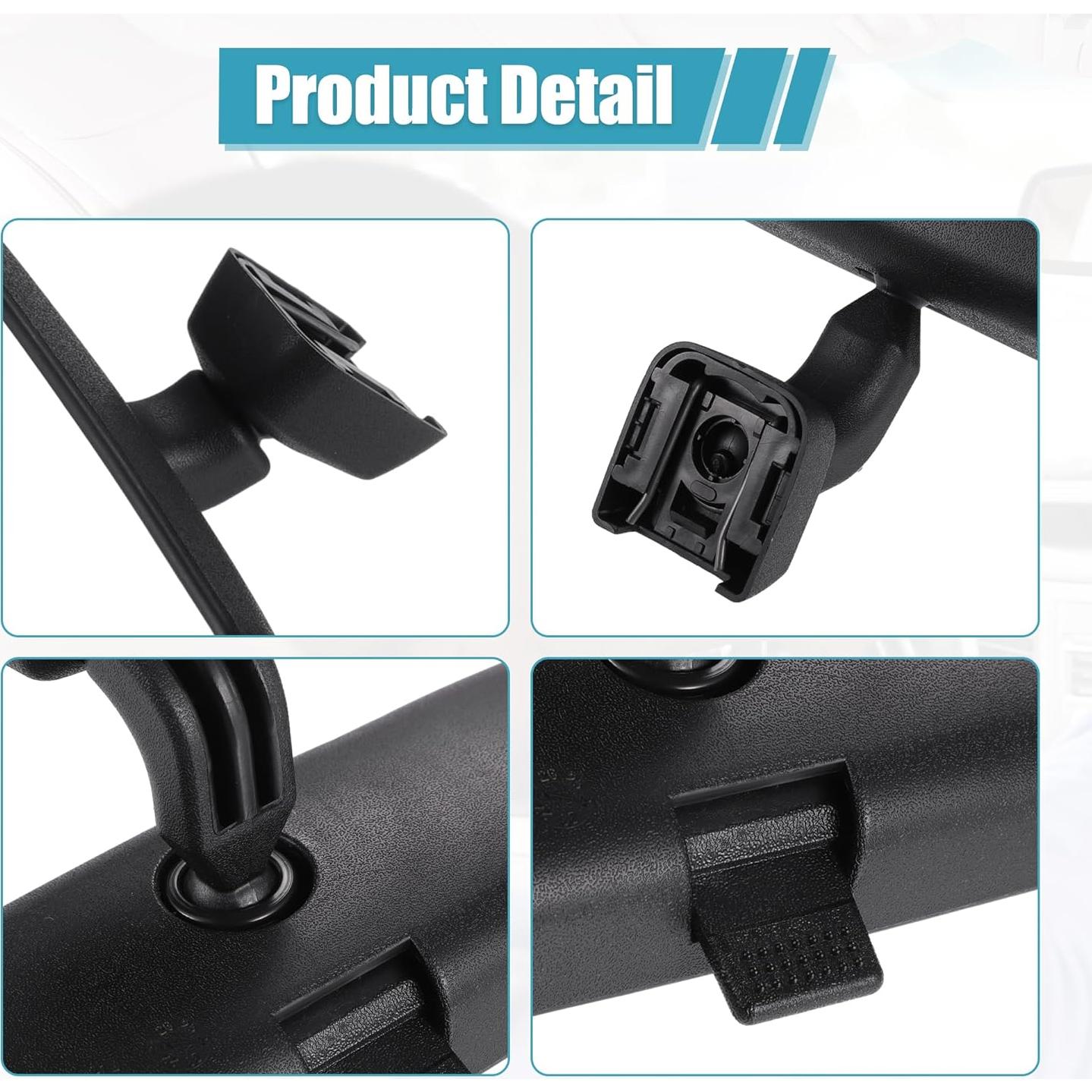 Espejo Retrovisor Interior uxcell Negro 24.5x6.5cm para Toyota Corolla