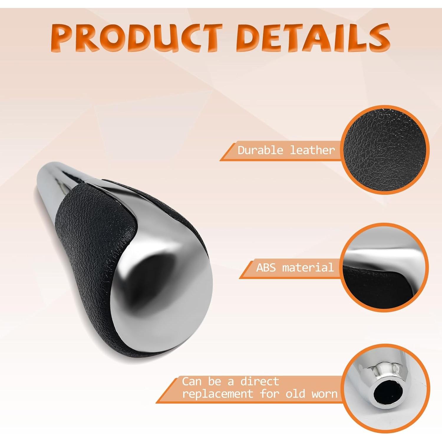 Perilla de Cambio de Marchas VKGUG Negra para Toyota 2012-2017