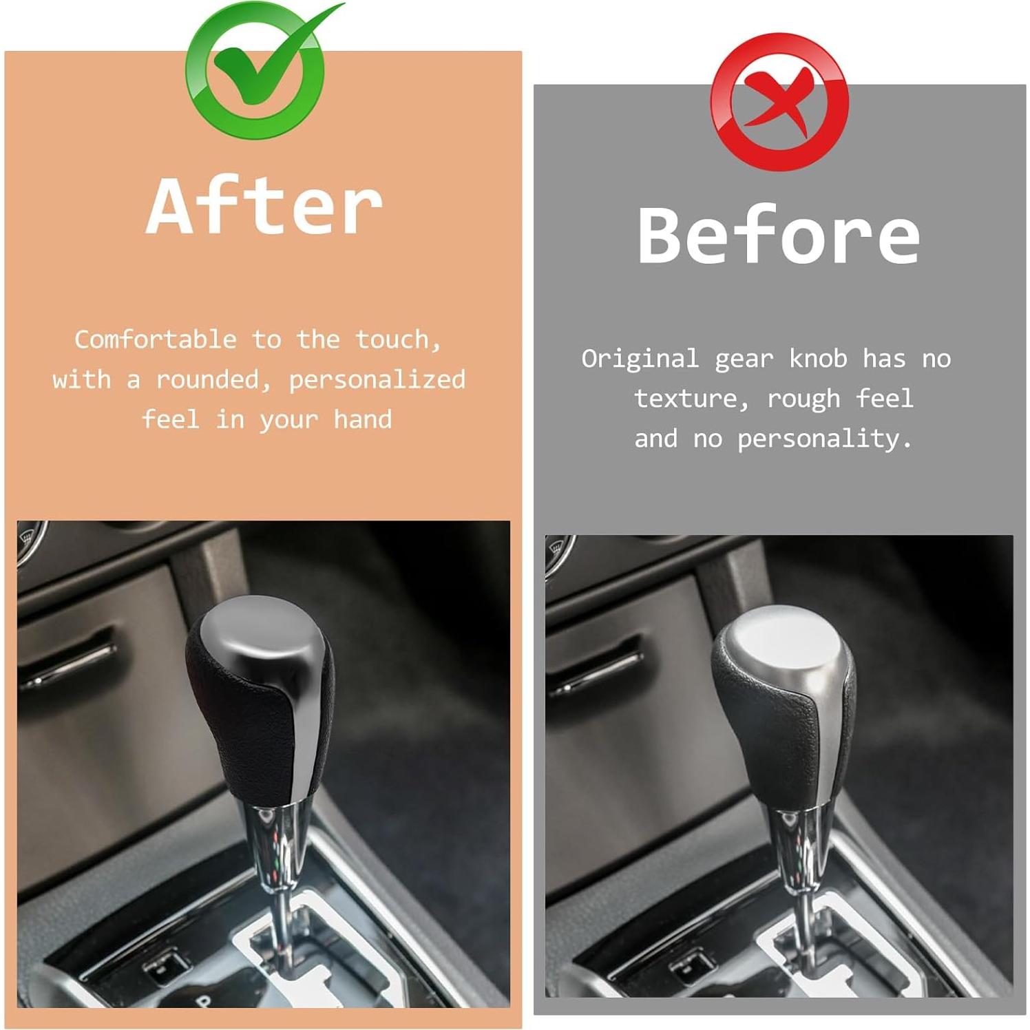 Perilla de Cambio de Marchas VKGUG Negra para Toyota 2012-2017