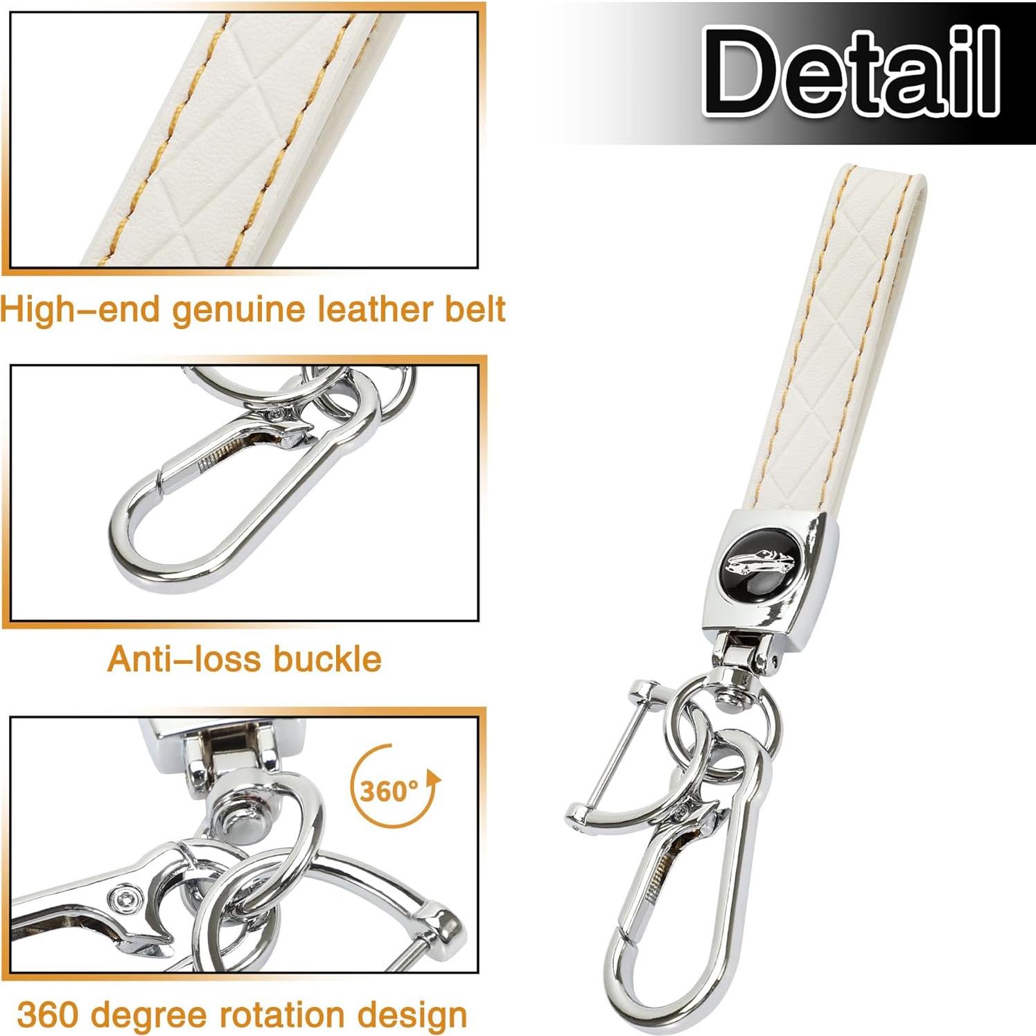 Cubierta de Llave TOMALL para Mazda 3 6 CX-3 4 Botones Blanco