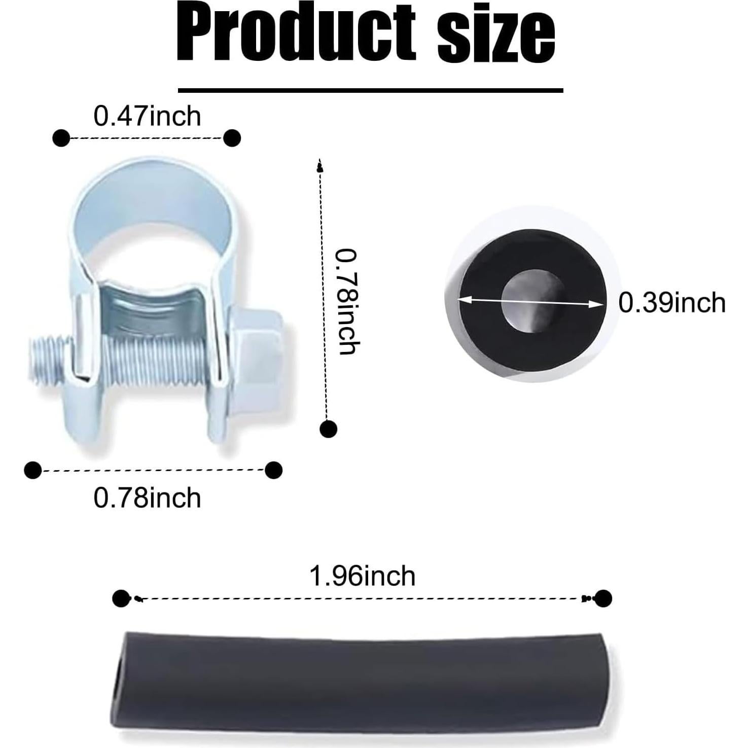 Kit de Clips para Manguera de Combustible ijuicy 17 Piezas