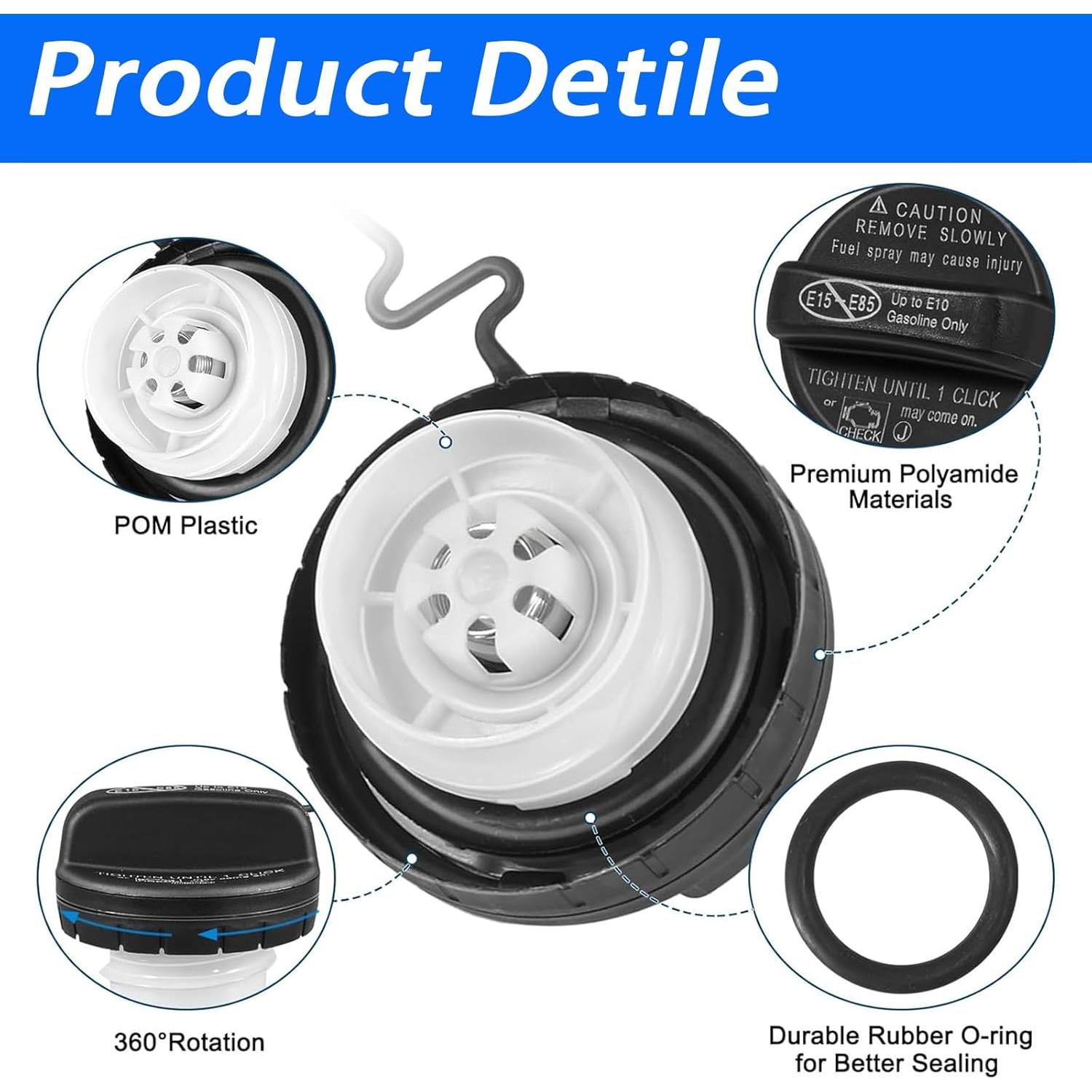 Tapa de Combustible DINGTONG 77300-06040 para Toyota y Lexus