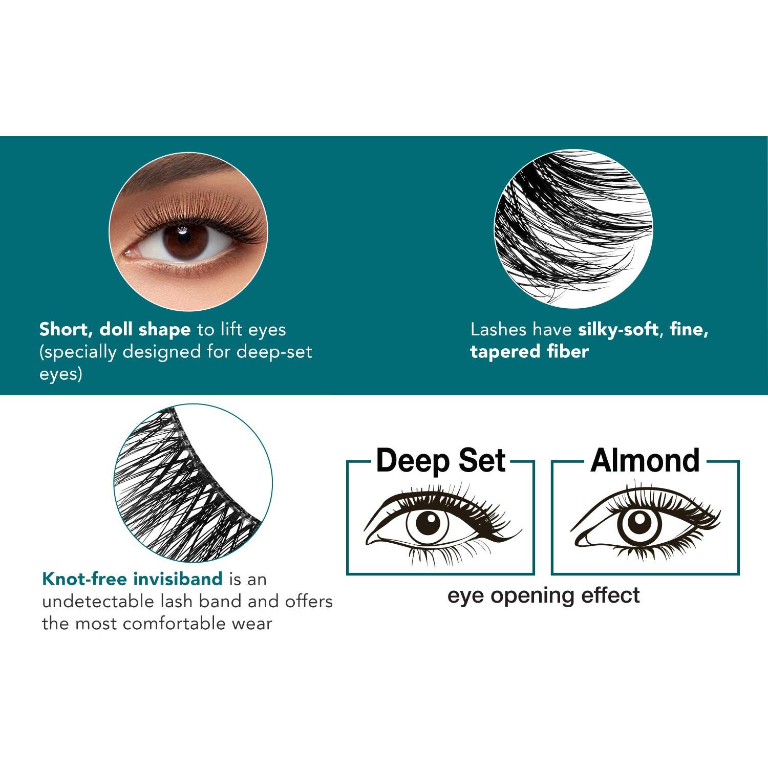 Pestañas Postizas Ardell Extensión FX B Curl - Paquete de 4