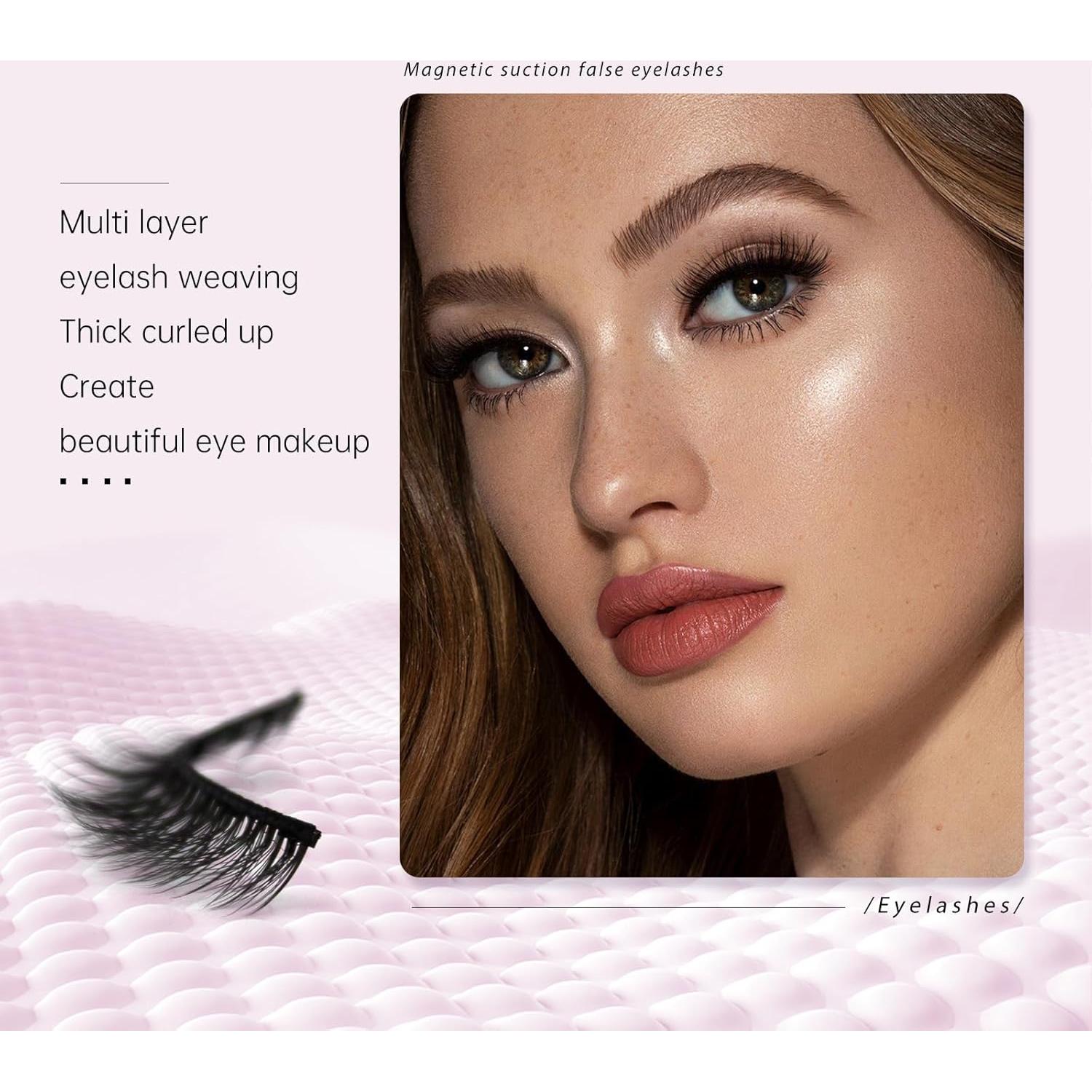Pestañas Magnéticas Reutilizables LASHGLSO - Sin Pegamento