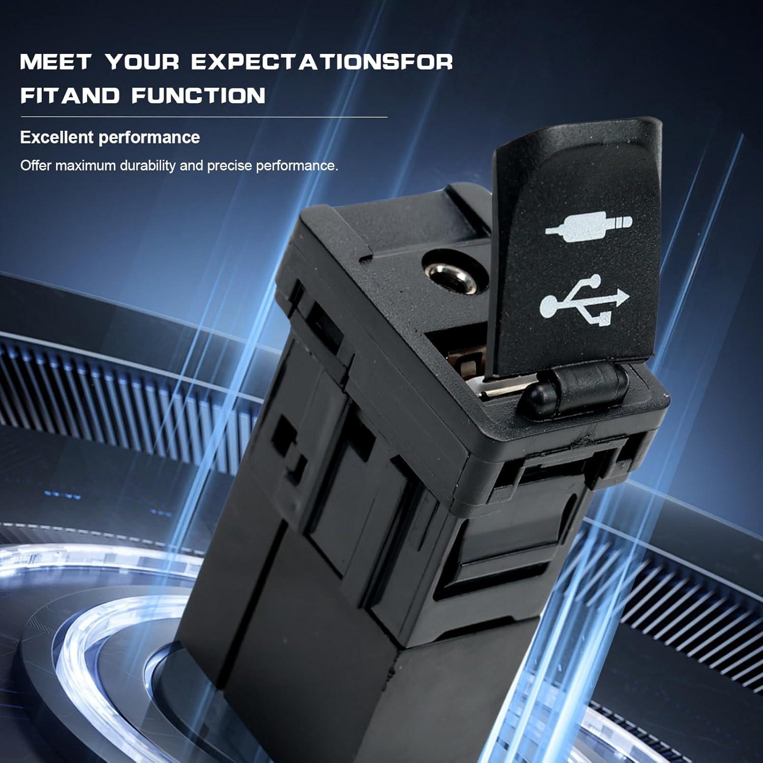 Adaptador AUX USB Jack KASturbo para Toyota Camry Corolla Tacoma