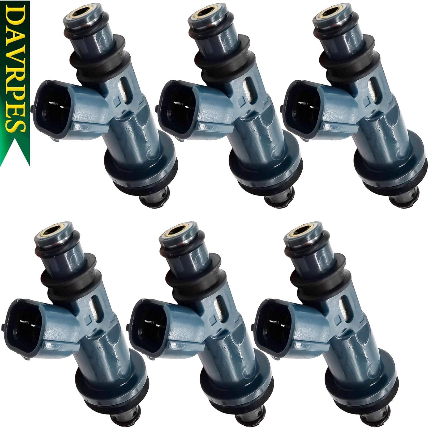 Kits de Inyectores de Combustible DAVRPES 6Pcs 23250-0A010