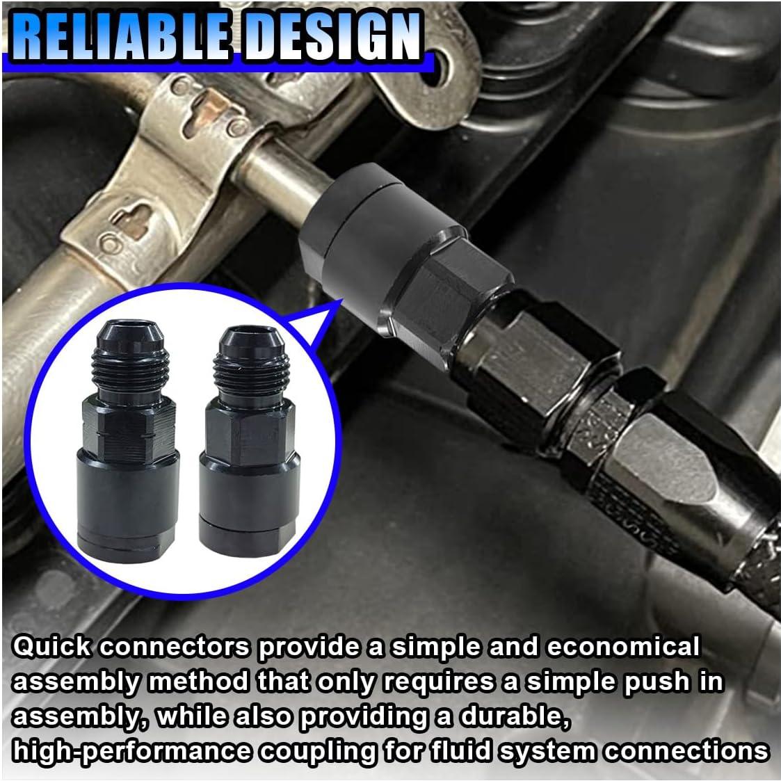 Conector Rápido de Combustible KITUREK 6AN 3/8" y 5/16"