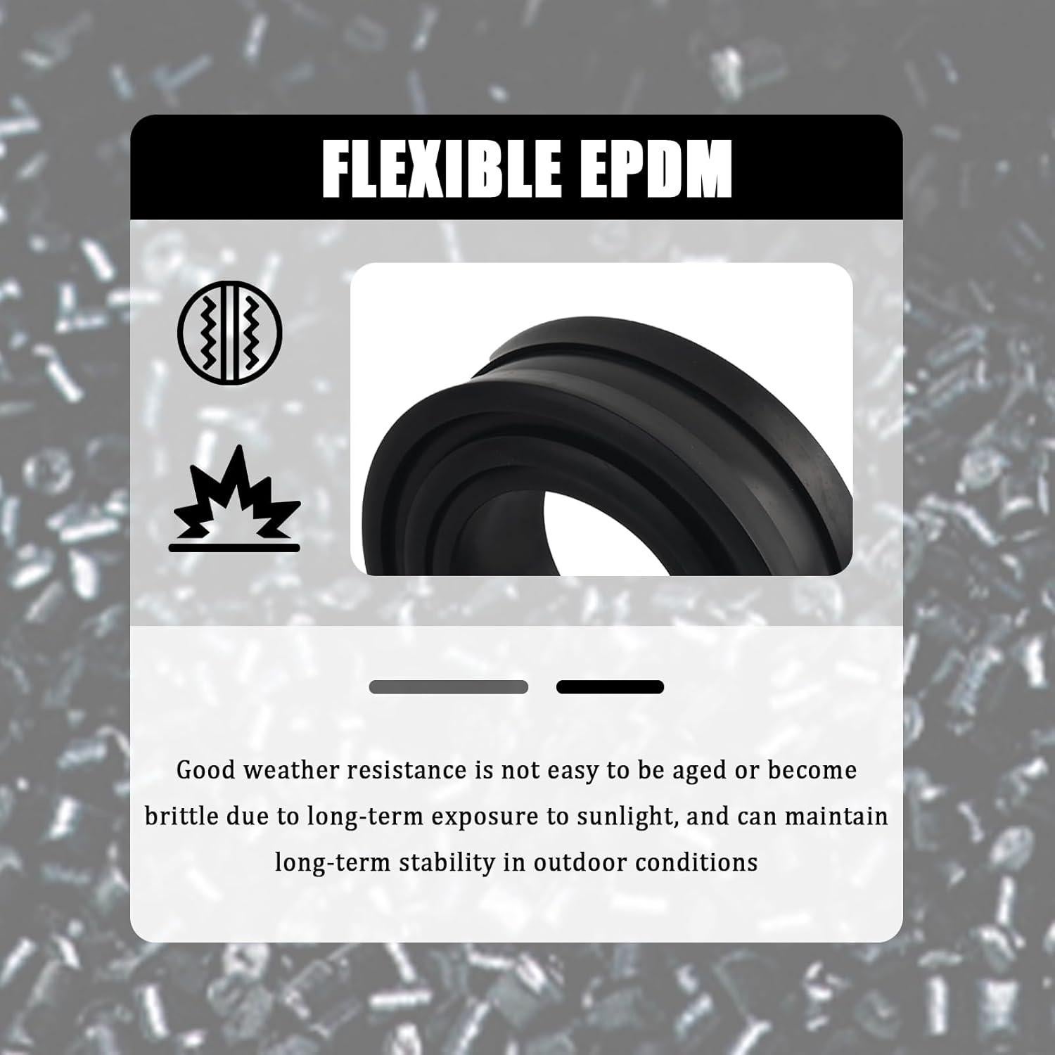 Aislador de Correas de Tanque de Combustible YGDMD 1.8m EPDM