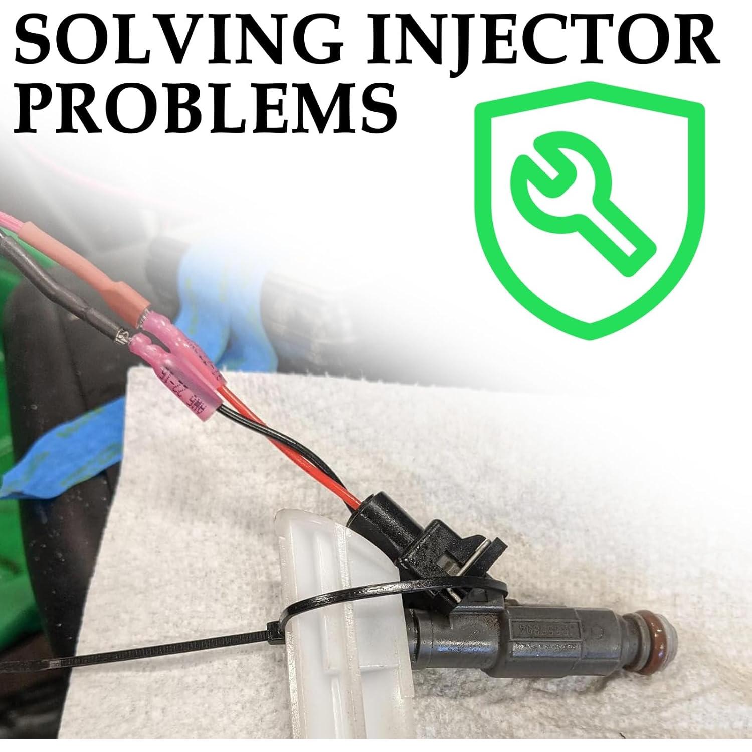 Conector de inyector de combustible Salior 8 piezas nylon