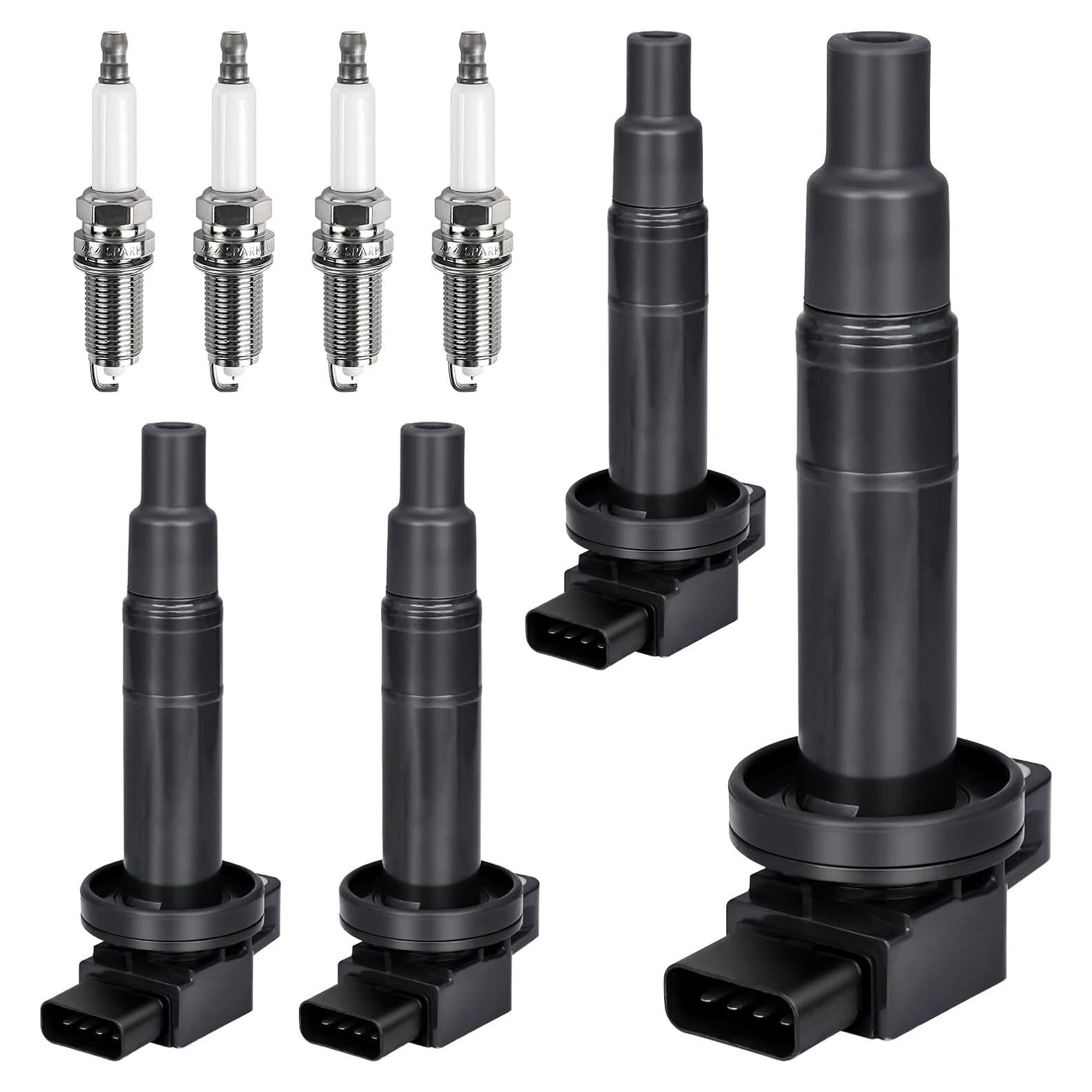 4 Bobinas de Encendido y Bujías GYbenzi UF316 para Toyota