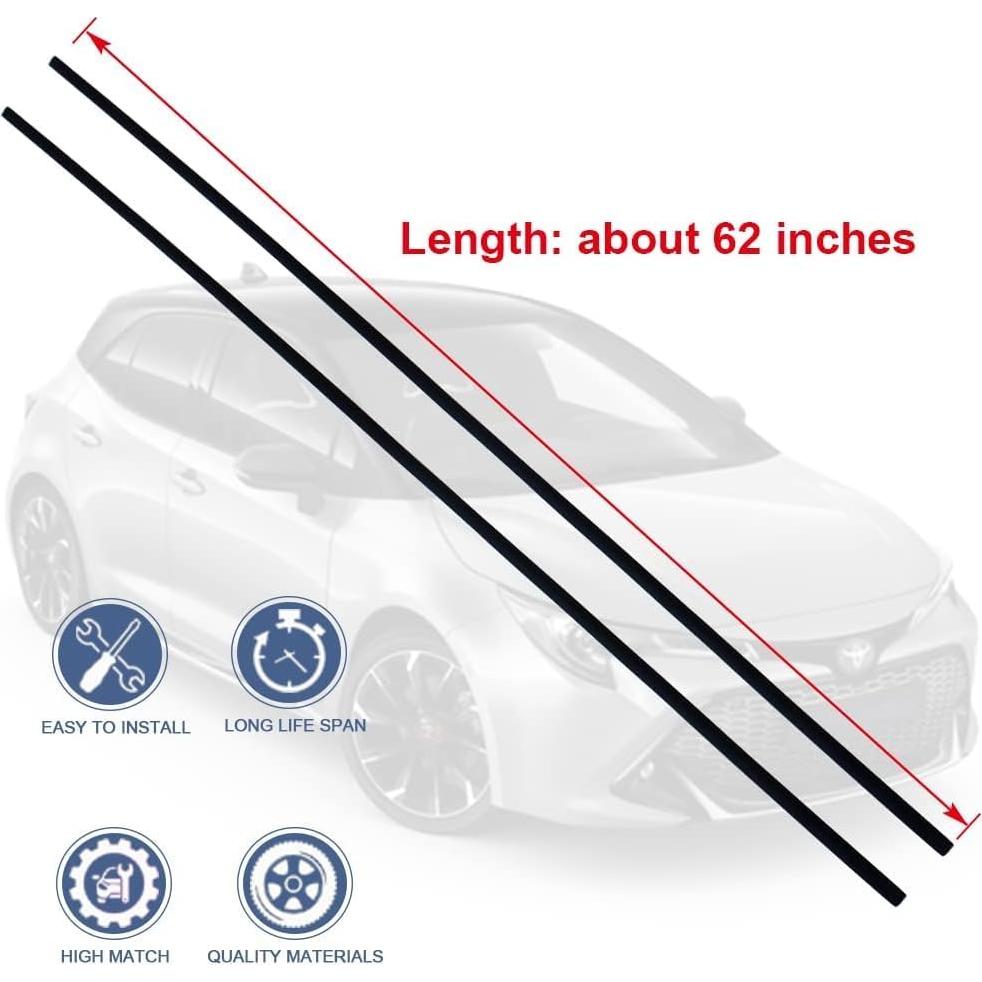 Tiras de Recorte de Techo COOL STAR para Toyota Yaris 2006-2011