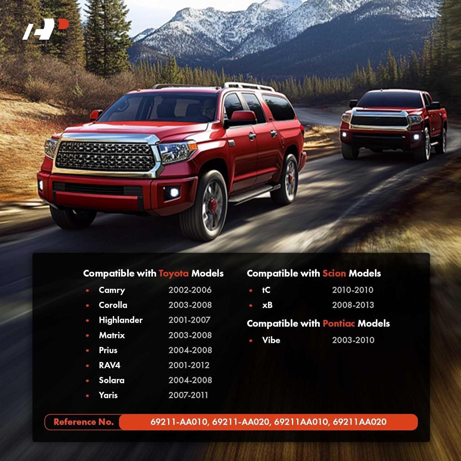 Mangos de Puerta Exteriores A-Premium para Toyota y Pontiac