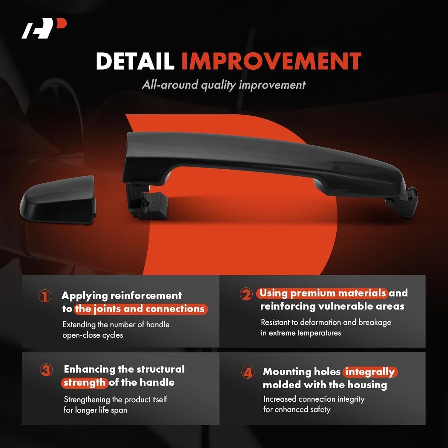 Mangos de Puerta Exteriores A-Premium para Toyota y Pontiac