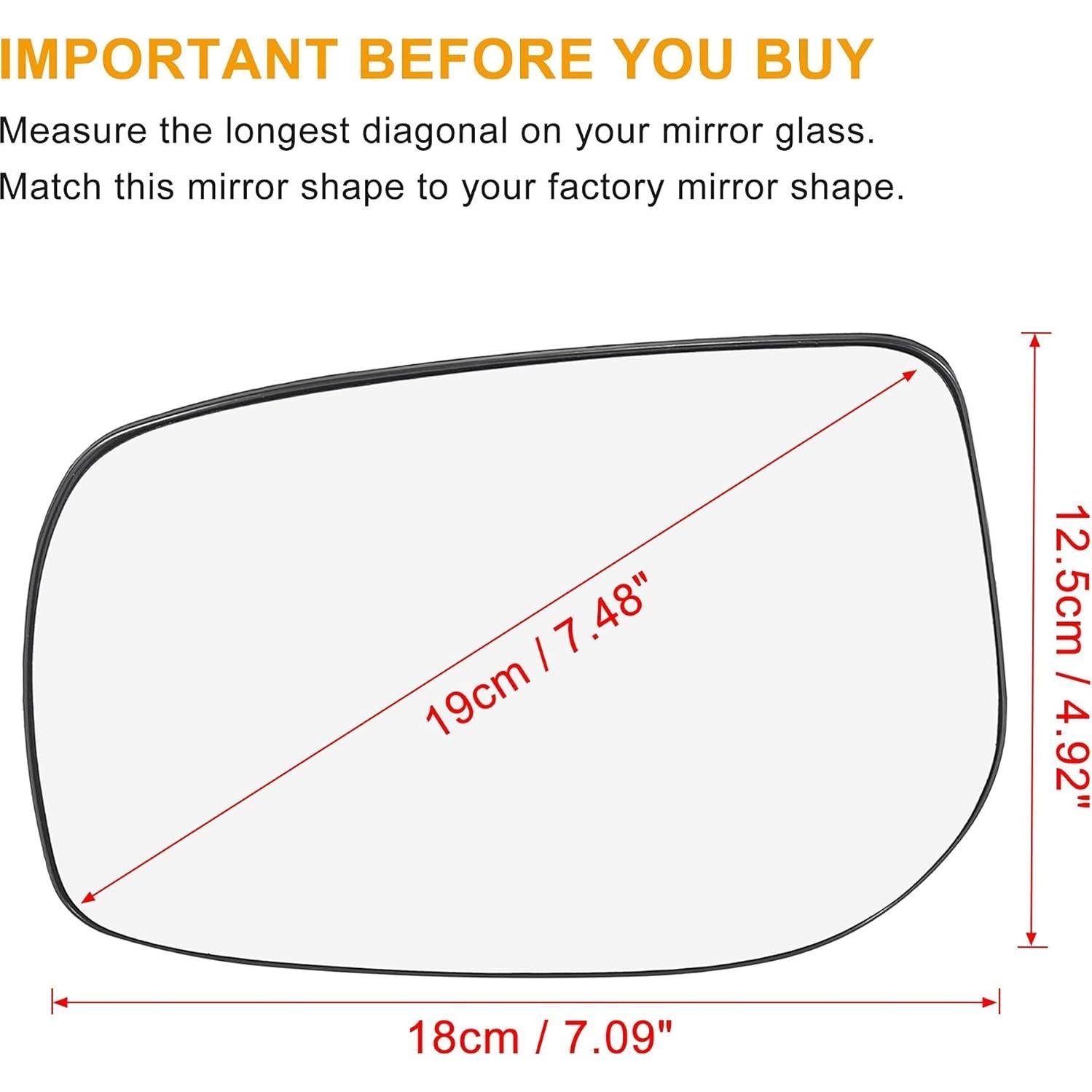Espejo Retrovisor Izquierdo X AUTOHAUX para Toyota Yaris 2006-2012