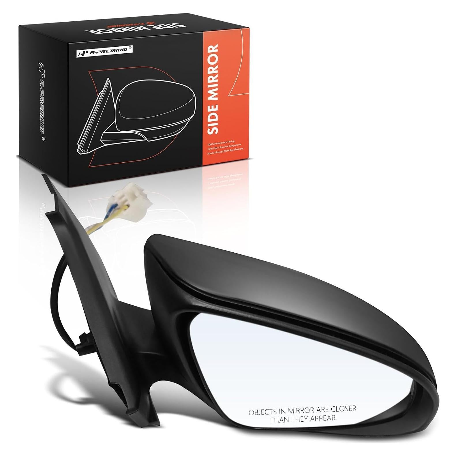 Espejo Retrovisor Exterior Manual A-Premium Toyota Yaris 2012-2014