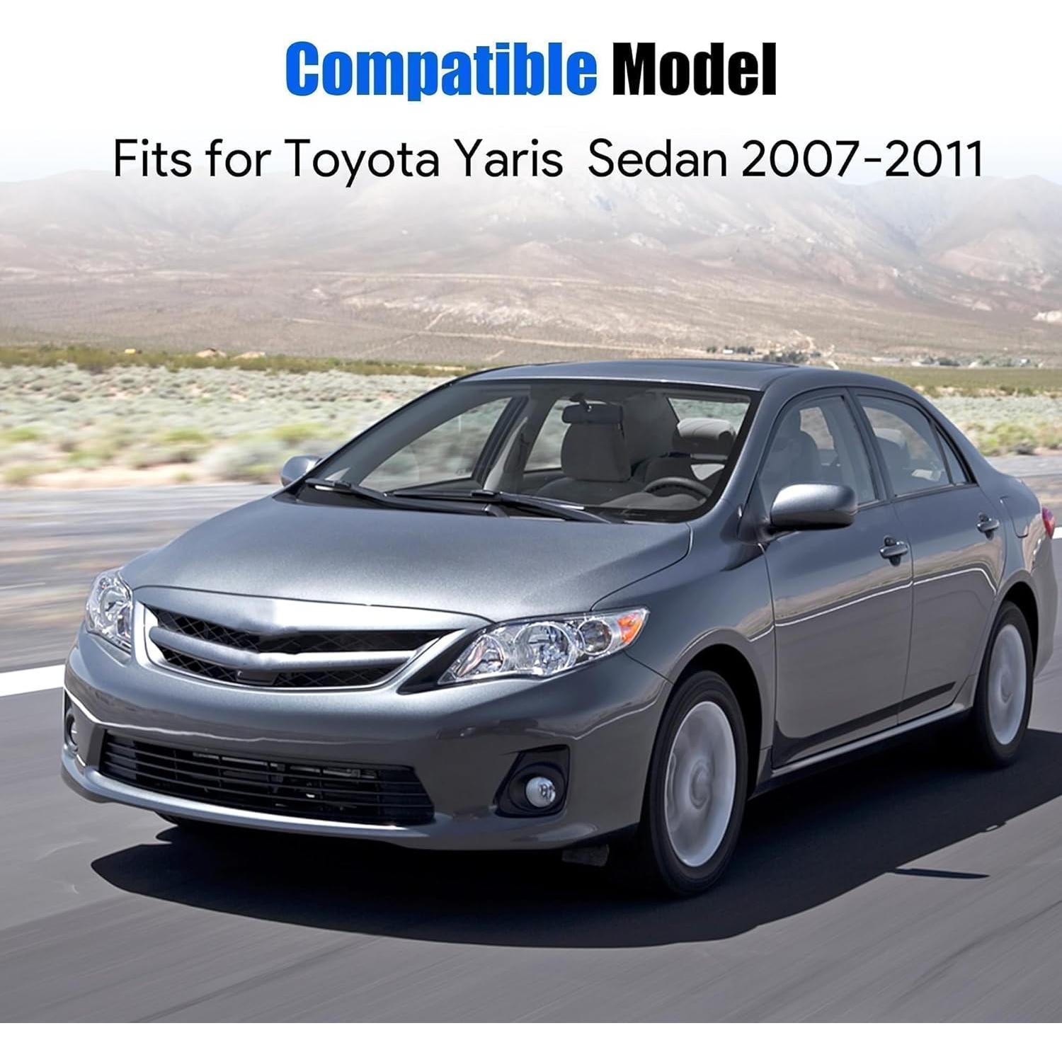 Moldura Lateral Techo Toyota Yaris 2007-2011 LoloWheat 2 PCS