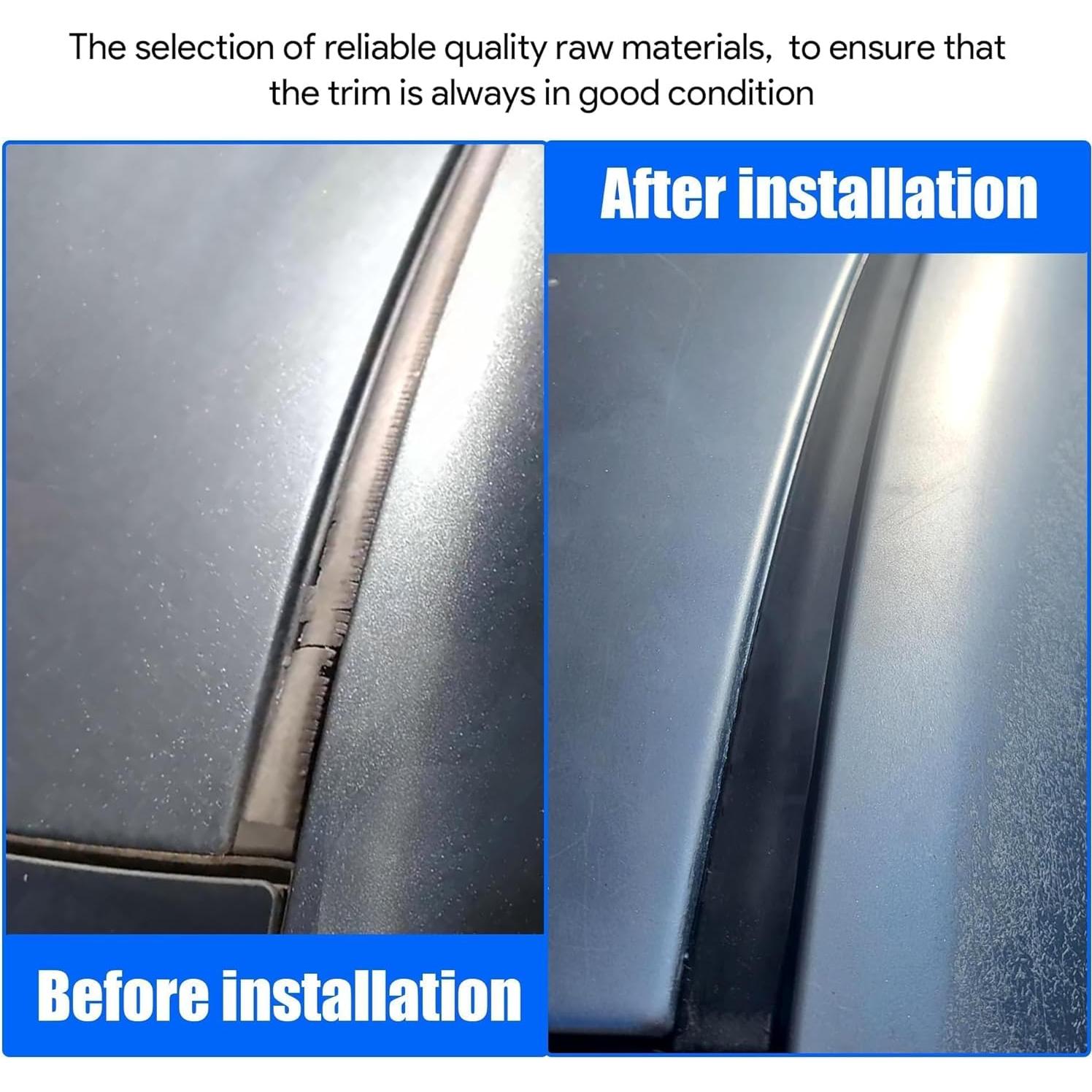 Moldura Lateral Techo Toyota Yaris 2007-2011 LoloWheat 2 PCS