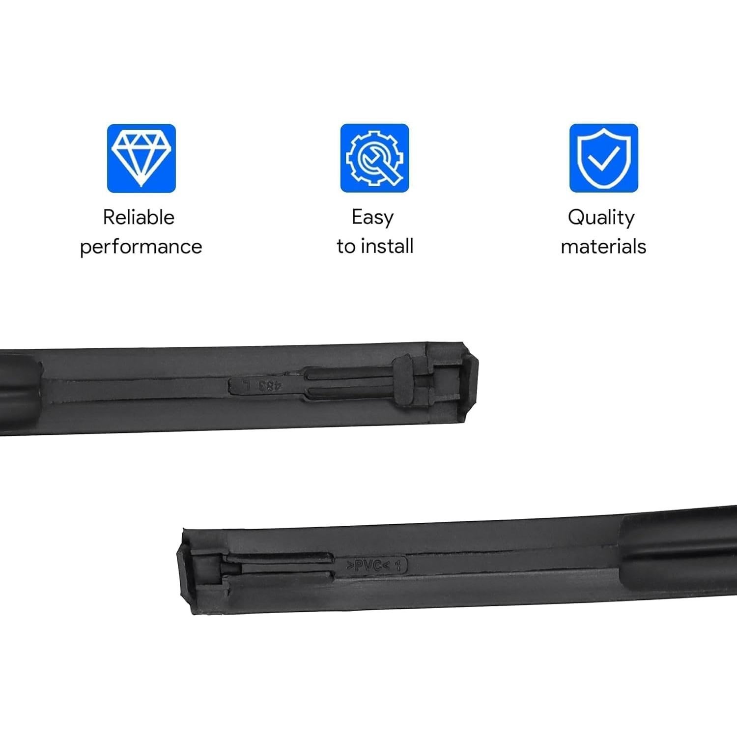 Moldura Lateral Techo Toyota Yaris 2007-2011 LoloWheat 2 PCS