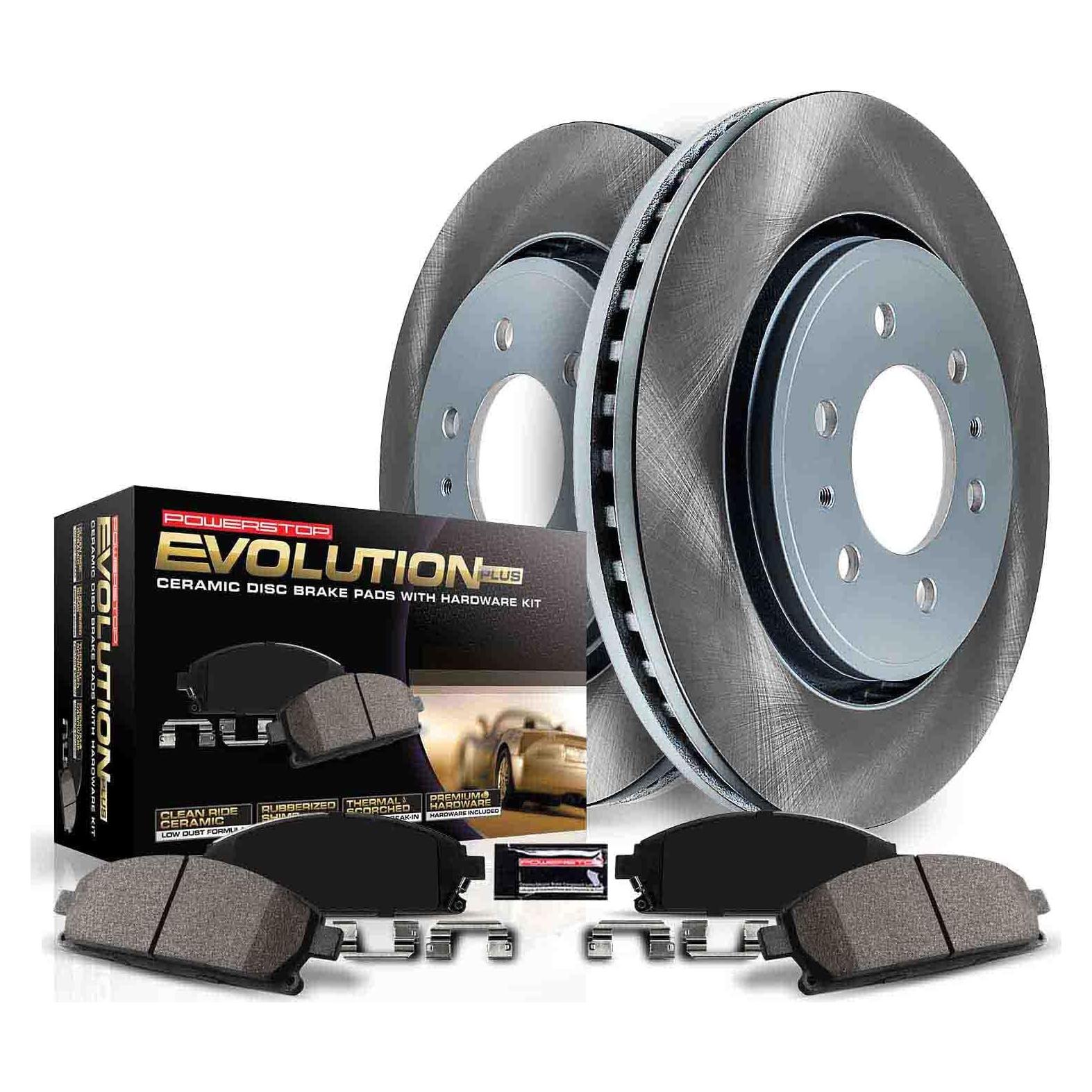 Kit de frenos Power Stop SC7700 Delantero con Rotores y Pastillas