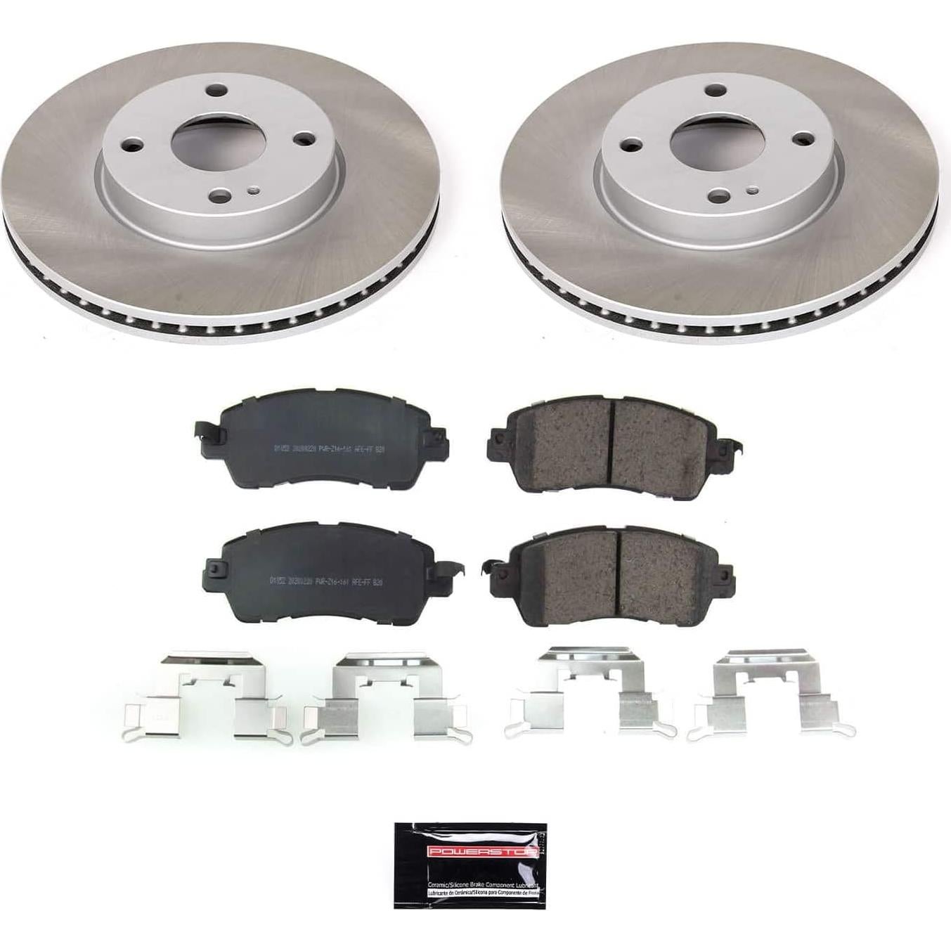 Kit de frenos Power Stop SC7700 Delantero con Rotores y Pastillas