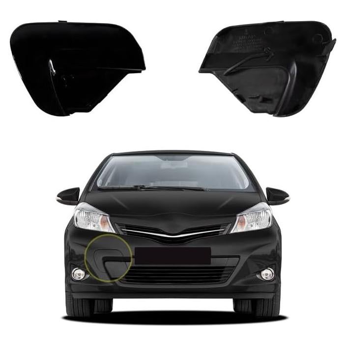Cubierta de remolque Goholy para Toyota Yaris 2012-2014 - Negro