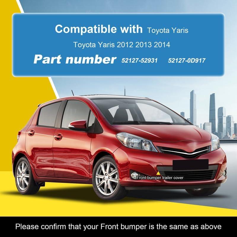 Cubierta de remolque Goholy para Toyota Yaris 2012-2014 - Negro