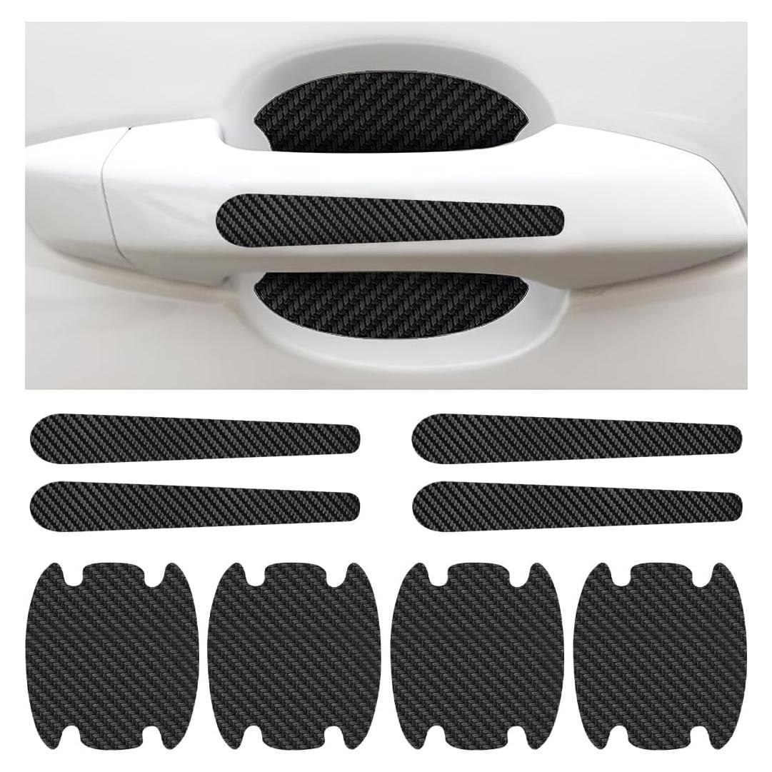 BESULEN Etiquetas Protectores Antirayaduras para Manijas de Auto - 8 Pcs