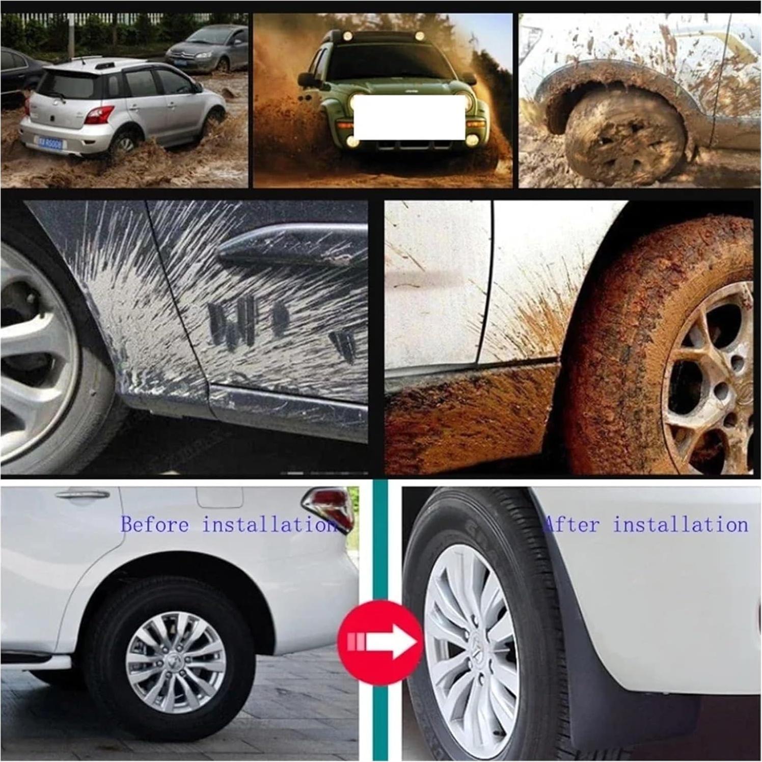 Guardabarros Protectores de Salpicaduras WBFRYEE para Toyota Yaris 2006-2011