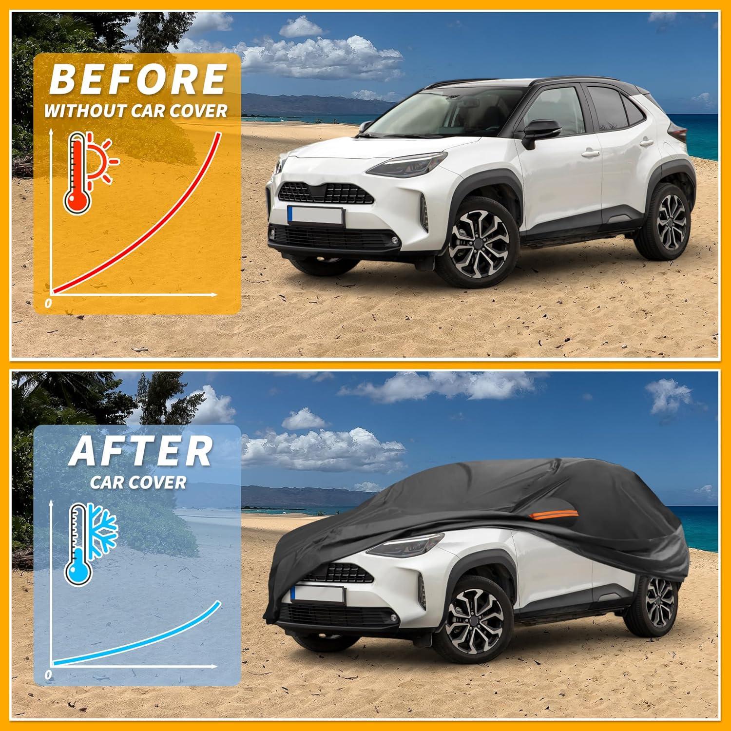 Funda de Coche Impermeable Partuto para Toyota Yaris Cross