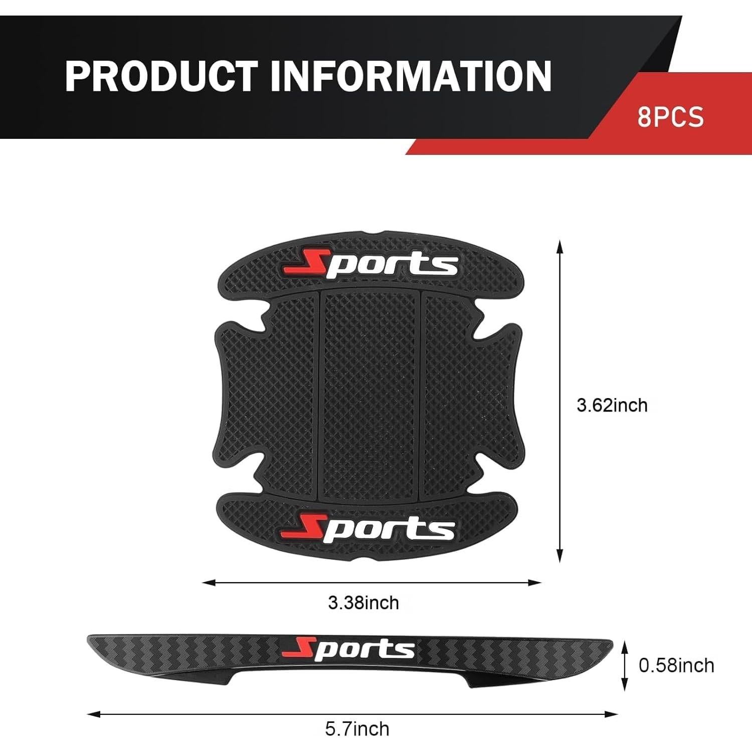 Protector de Manija de Puerta Zikefest ZIK1FT 8PCS Universal