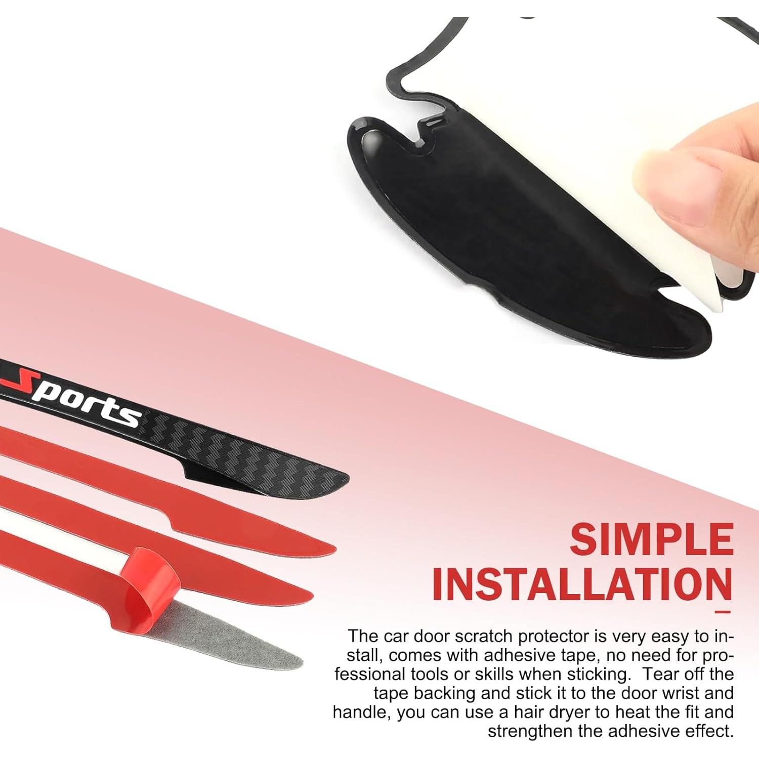 Protector de Manija de Puerta Zikefest ZIK1FT 8PCS Universal