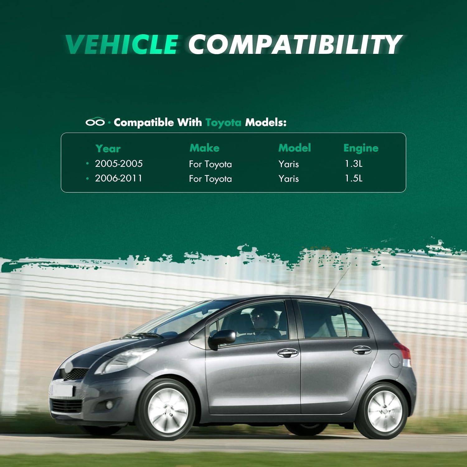 Juego de Guardabarros SCITOO para Toyota Yaris 2005-2011