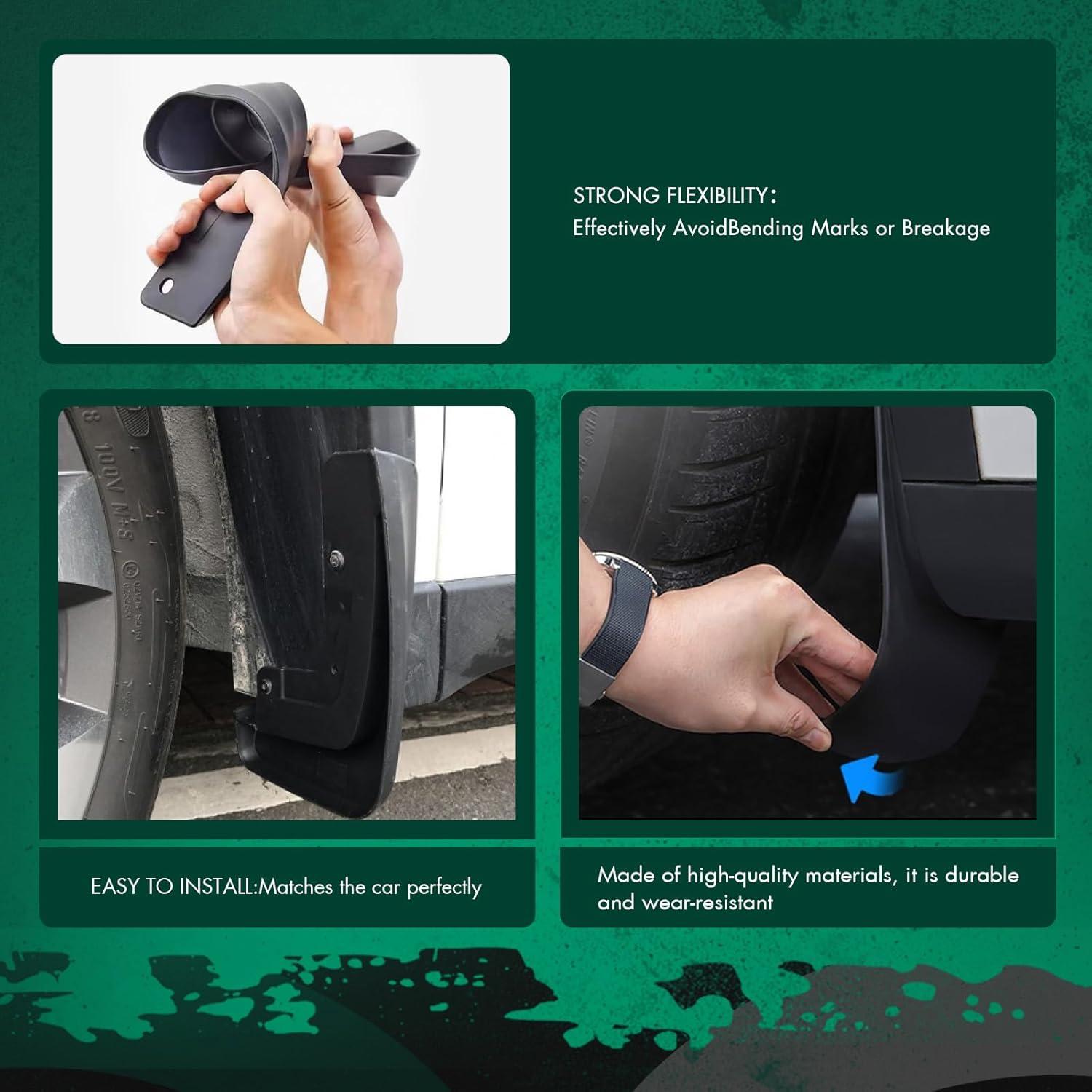 Juego de Guardabarros SCITOO para Toyota Yaris 2005-2011