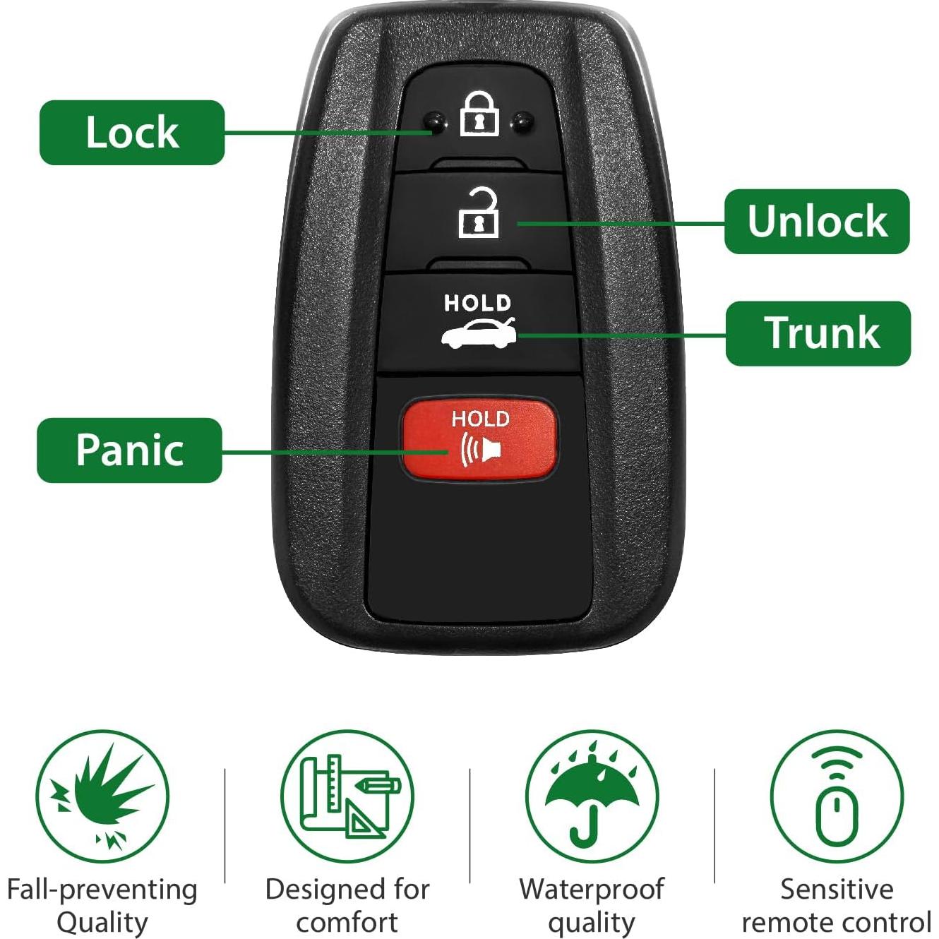 Llave de Proximidad Inteligente Toyota Corolla 2019-2021 HYQ14FBN