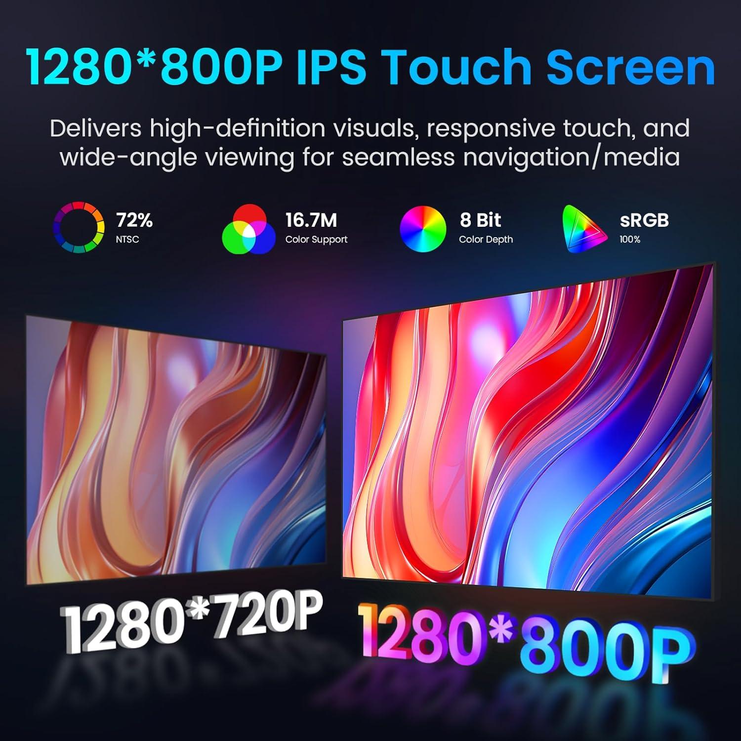 Estéreo para Toyota Corolla 2014-2016 Jerqry 64GB Bluetooth GPS