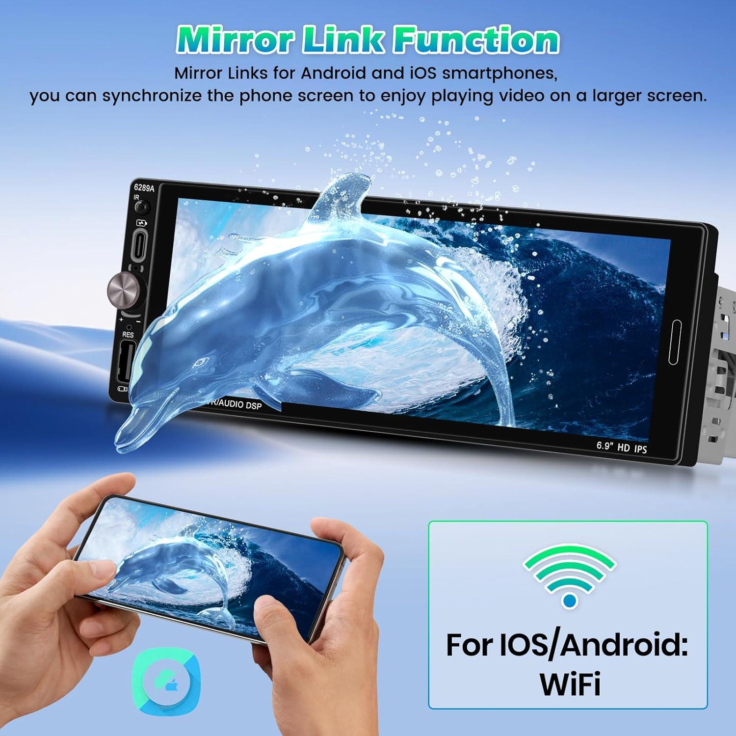 Estéreo de coche Roinvou para Toyota Corolla 2009-2013 9" 4+64G