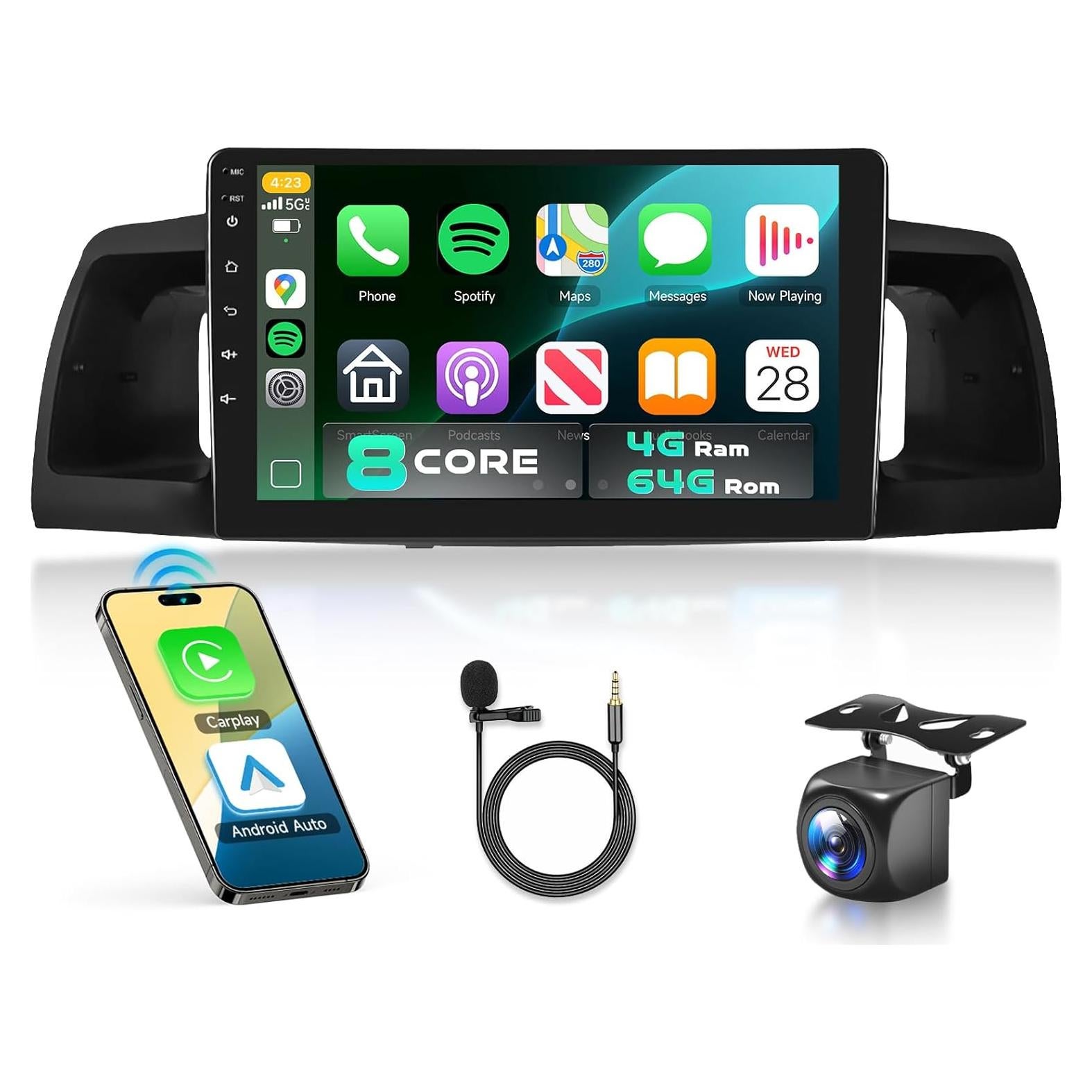 Estéreo de Coche MAHVEC 9" Android 13 para Toyota Corolla EX