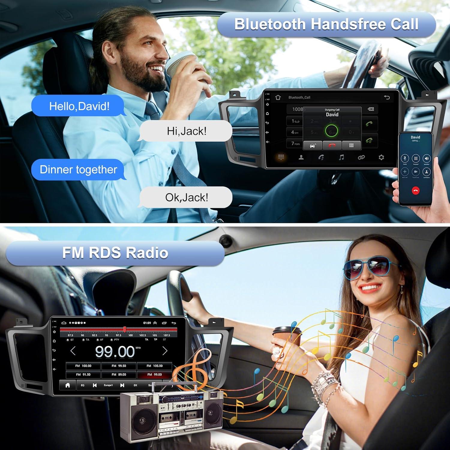 Estéreo de coche Android 10.2" TopWeb para Toyota RAV4 2013-2018