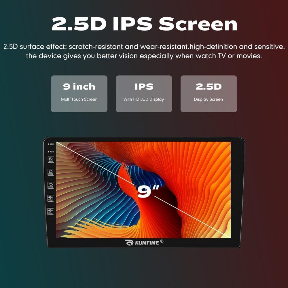 Estéreo Android KUNFINE 9" para Toyota Fj Cruiser 2006-2020